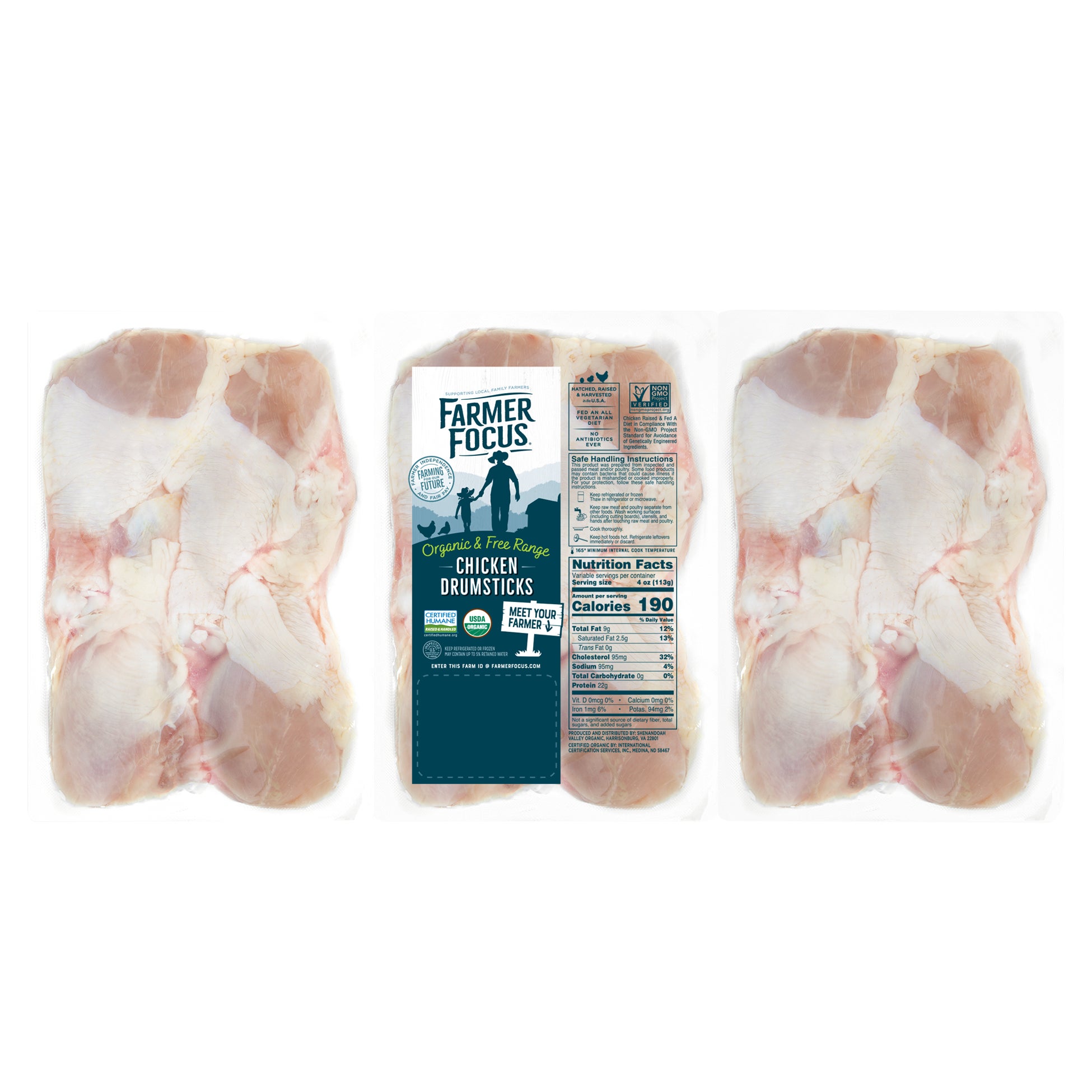 FRESH ORGANIC CHICKEN DRUMSTICK PER LB