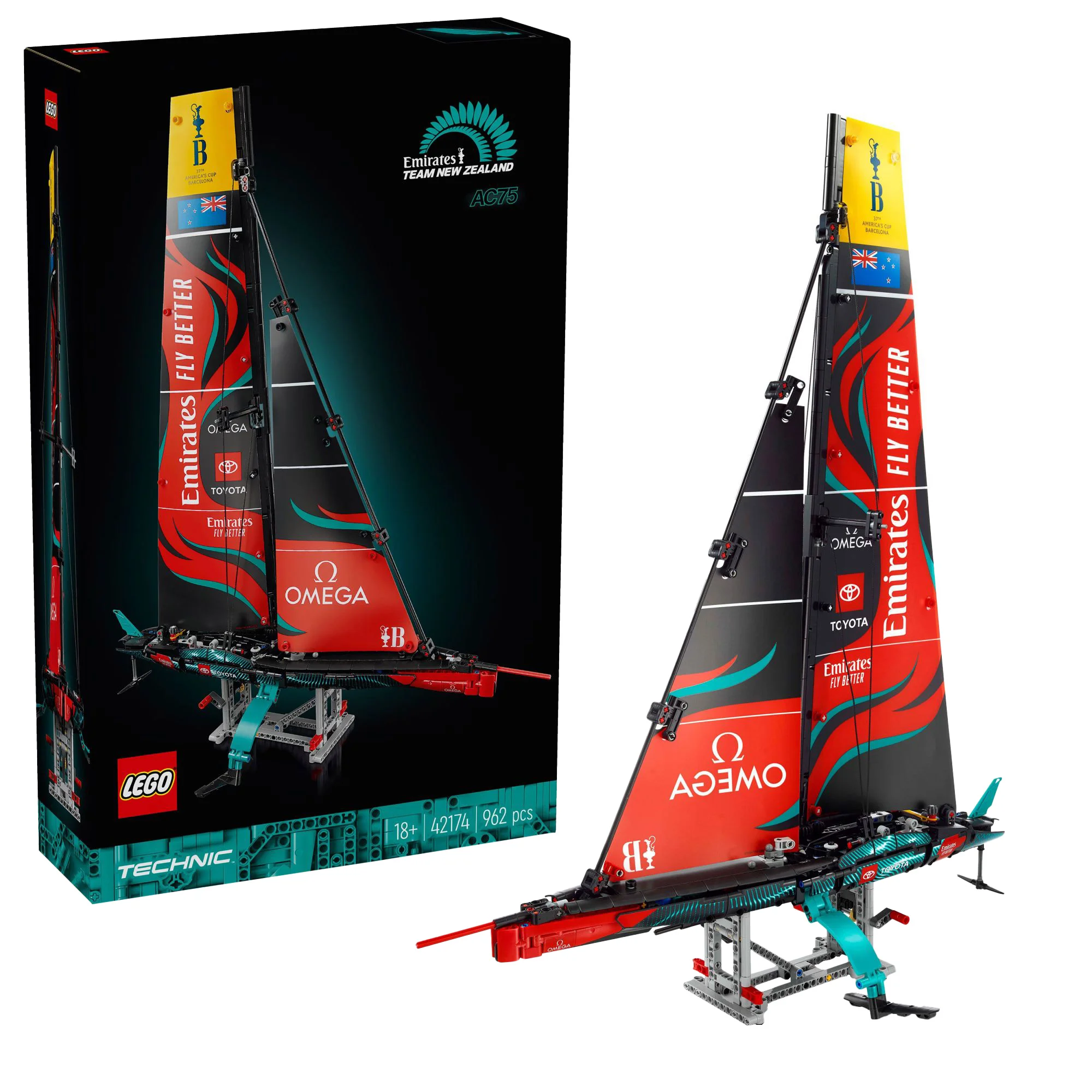 LEGO EMIRATES TEAM NEW ZEALAND AC75 YACHT