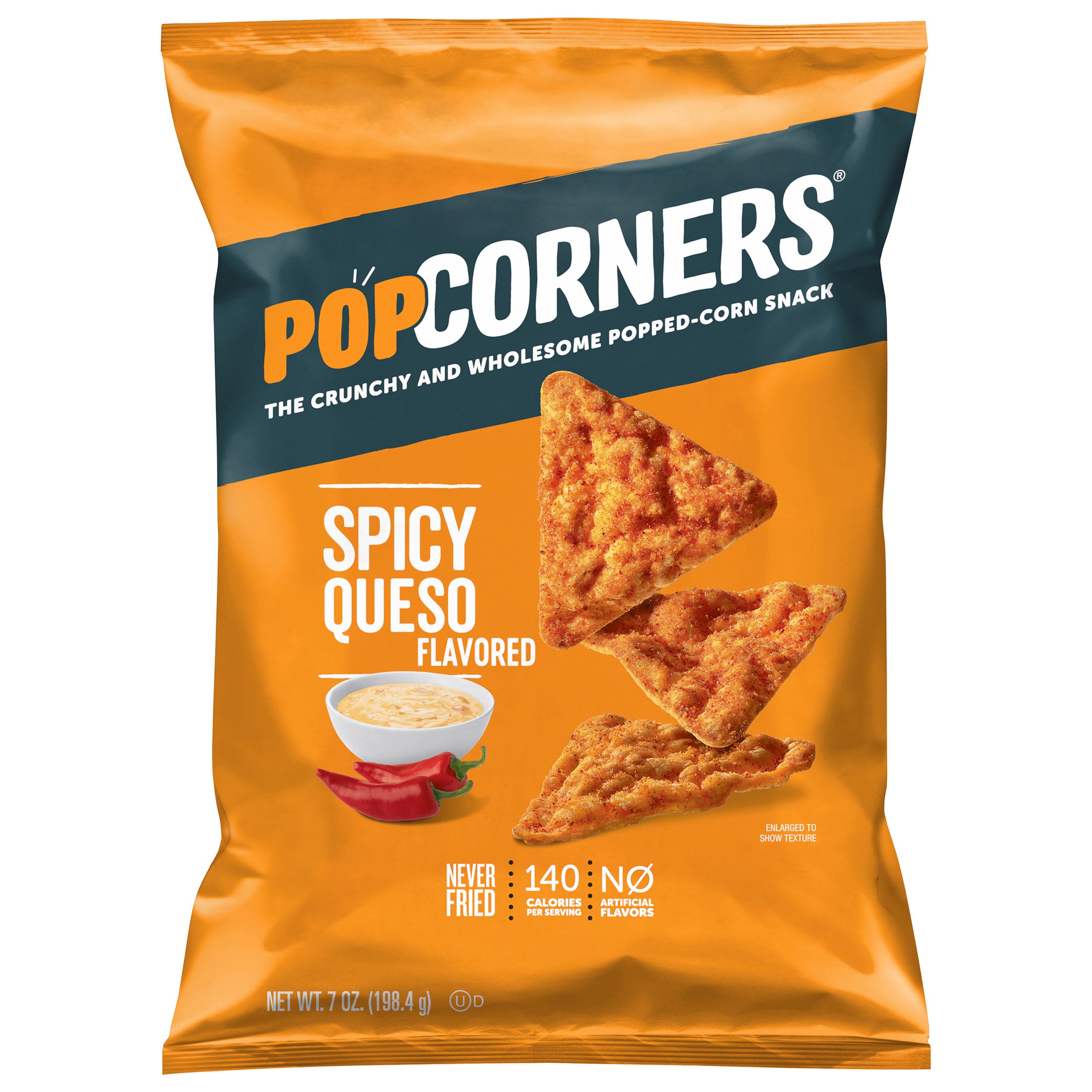 POPCORNERS SPICY QUESO 20 OZ