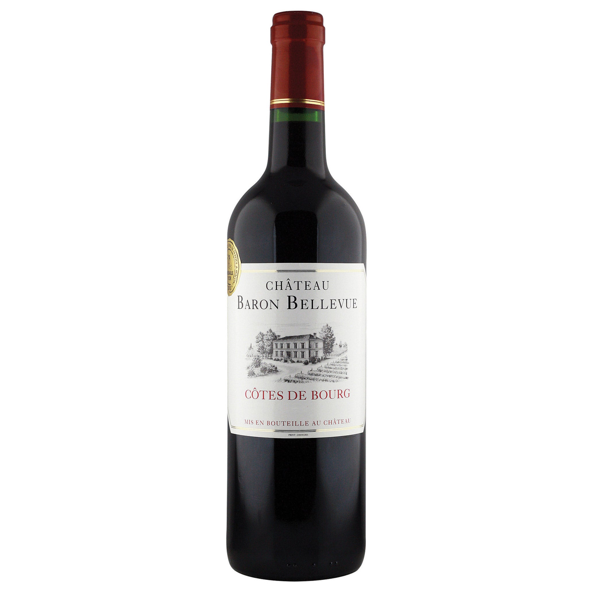 CH BARON BELLEVUE BORDEAUX RED BLEND FRANCE 750ML