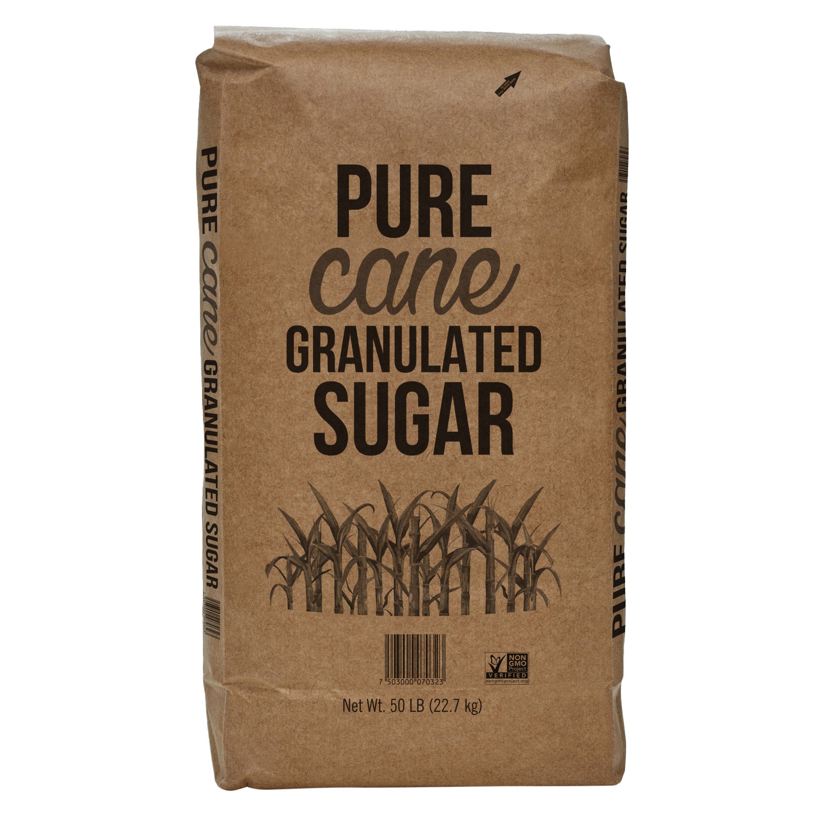 PURE CANE GRANULATED SUGAR 50 LB - Image 1