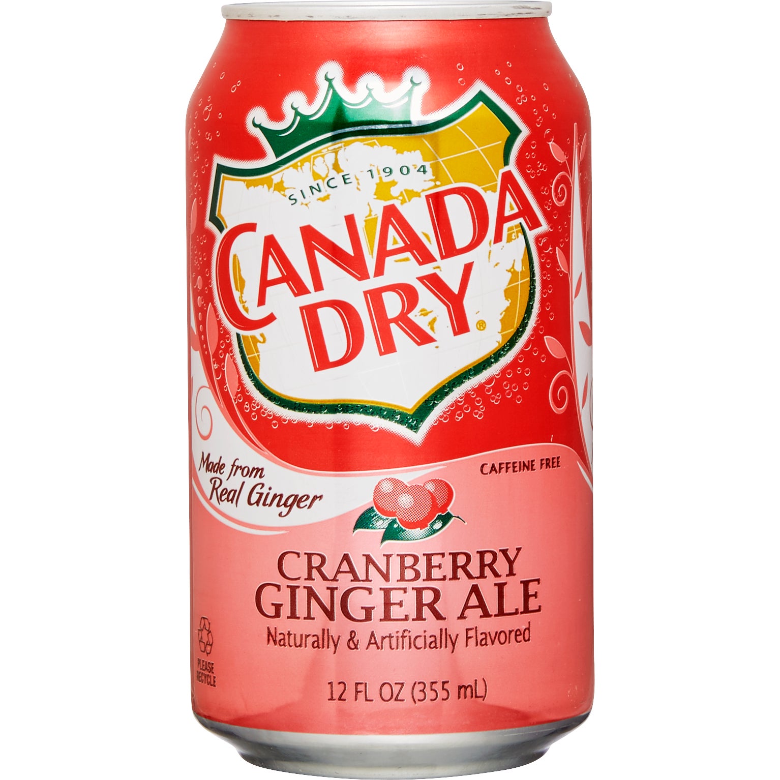 CANADA DRY CRANBERRY GINGER ALE 24/12 OZ