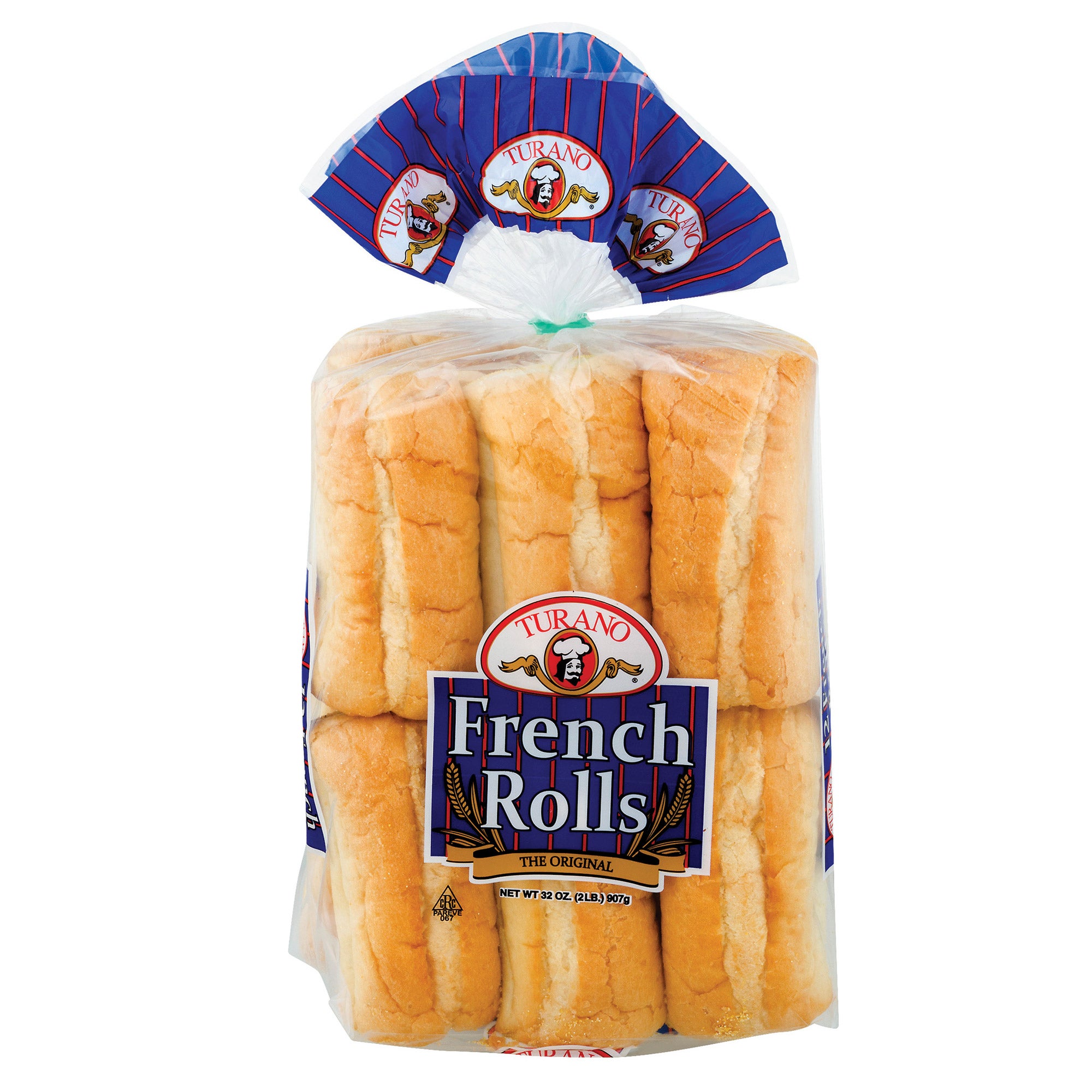 TURANO BAKING COMPANY FRENCH ROLLS 12 COUNT PACKAGE - Image 1