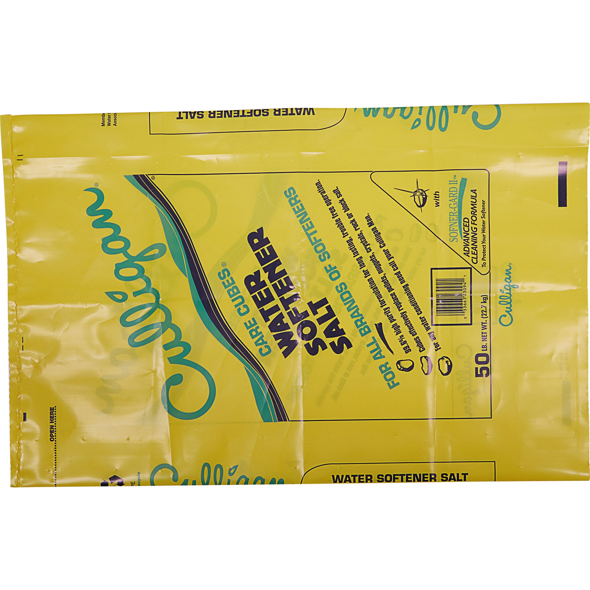 CULLIGAN WATER SOFTENER SALT CUBES 50 POUNDS
