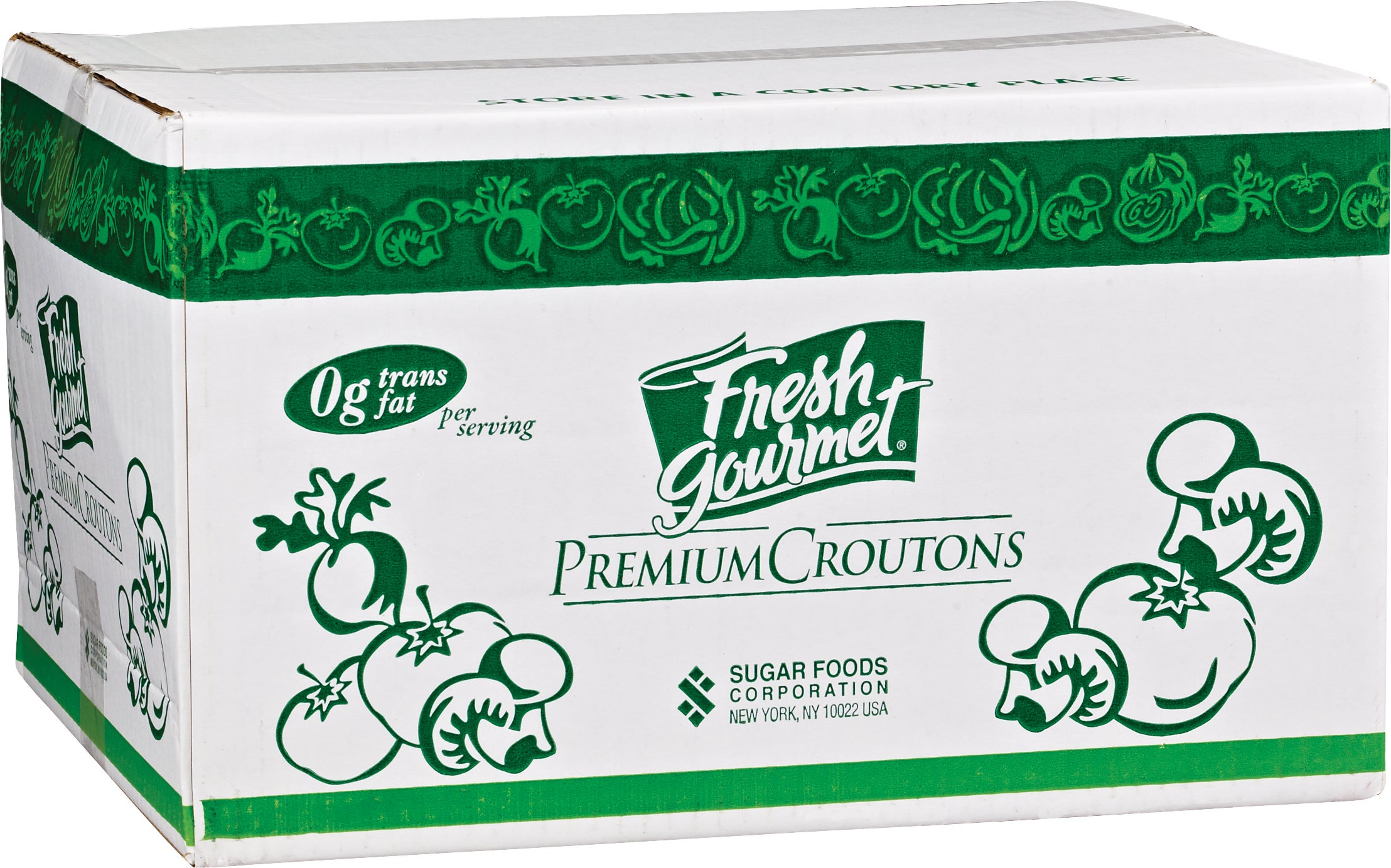FRESH GOURMET HOMESTYLE CROUTONS 4/2.5 LB - Image 1