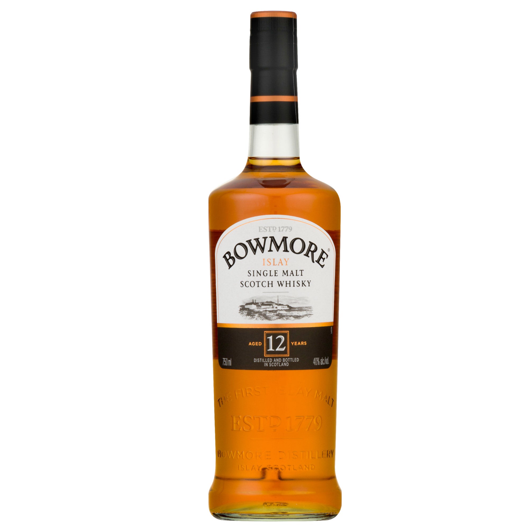 BOWMORE 12YR SINGLE MALT SCOTCH ISLAY 750ML