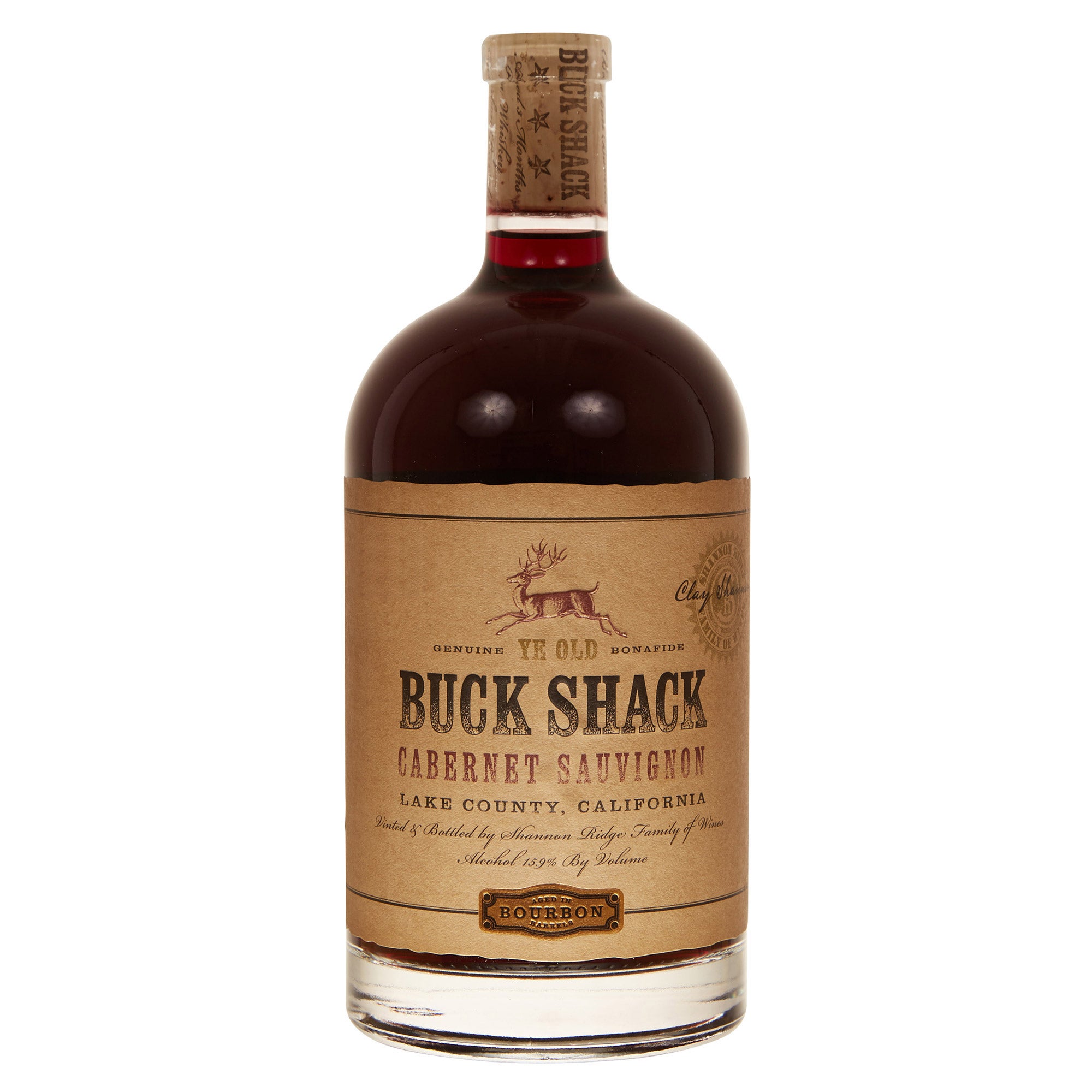 BUCK SHACK CABERNET BOURBN BARREL LAKE COUNTY 750ML - Image 1