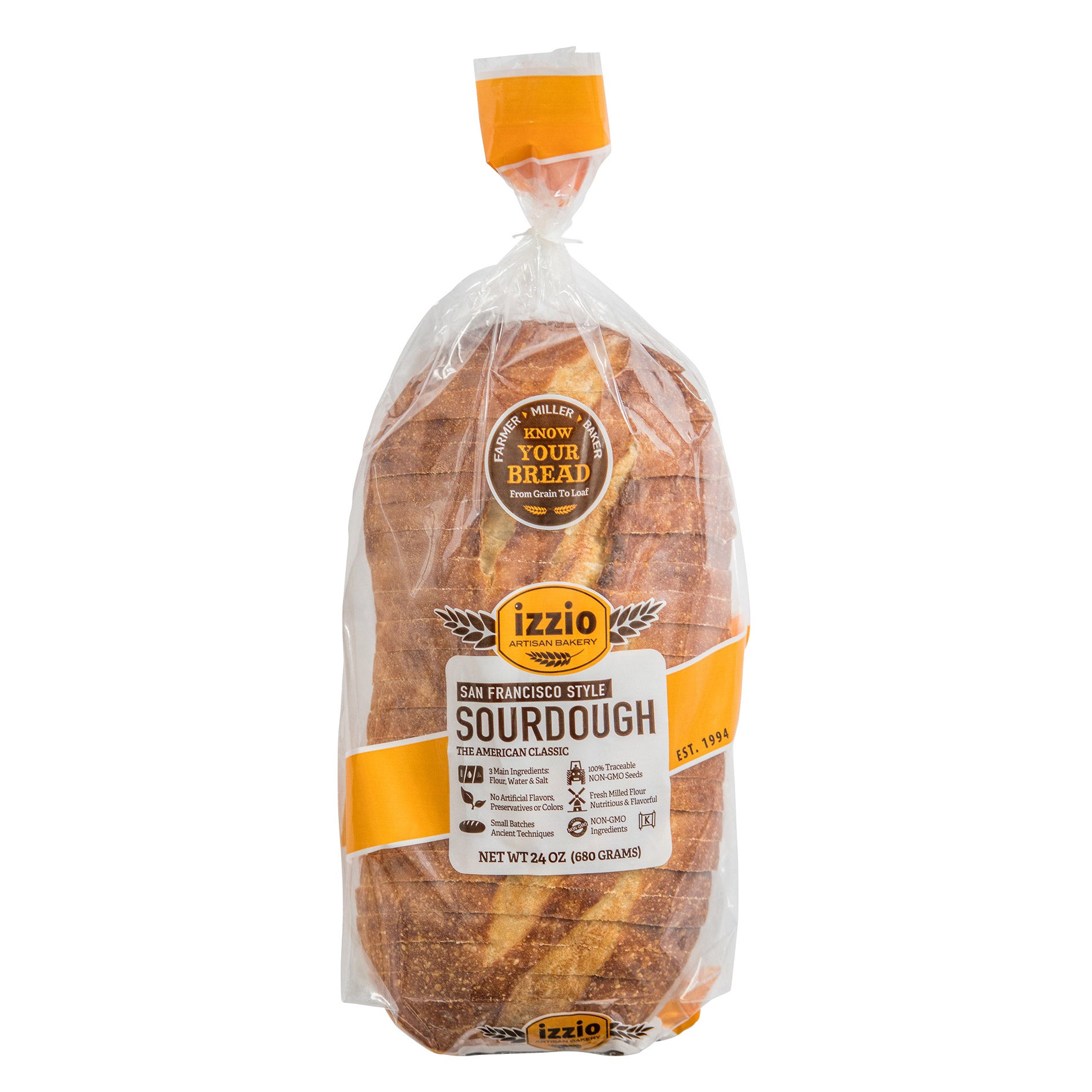 SAN FRANCISCO SLICED SOURDOUGH BREAD 2/24OZ