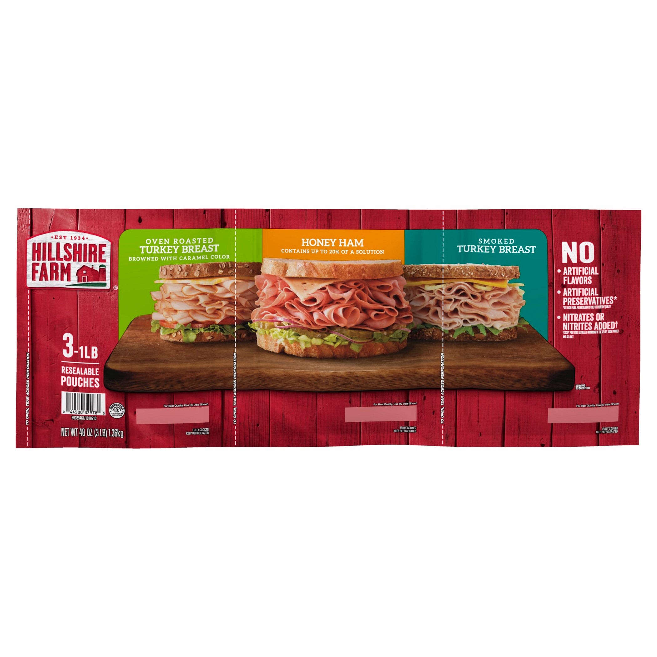 HILLSHIRE FARM LUNCH MEAT VARIETY 3/16 OZ (3 LBS)