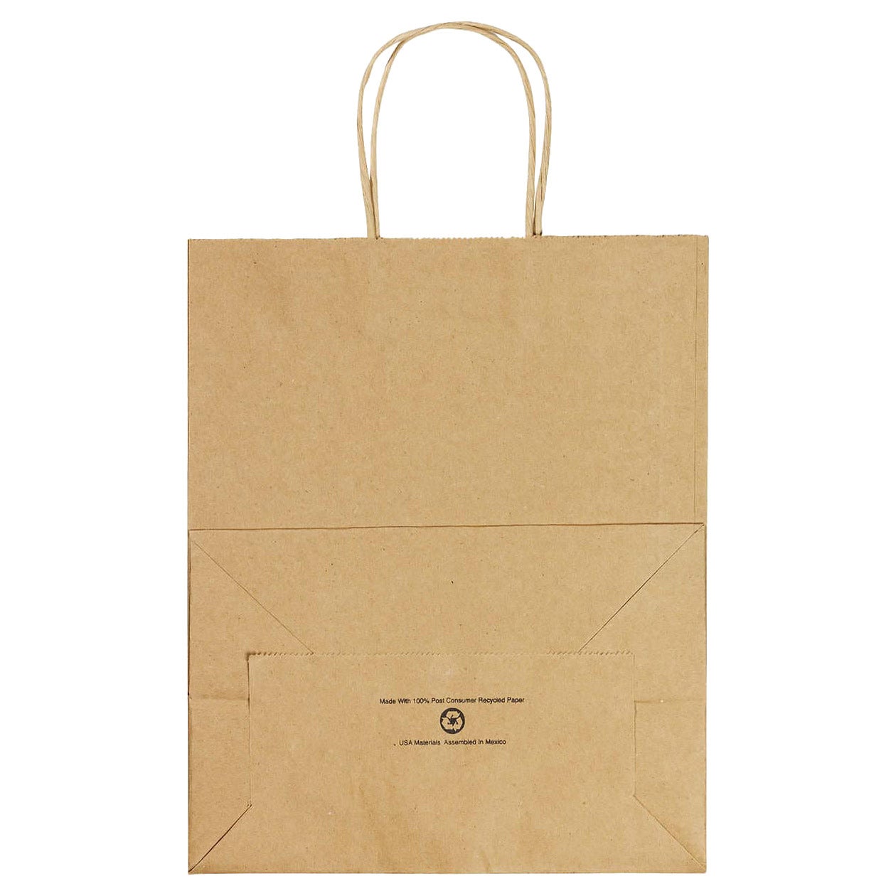 DURO BISTRO SHOPPING KRAFT W/ HANDLE 250CT