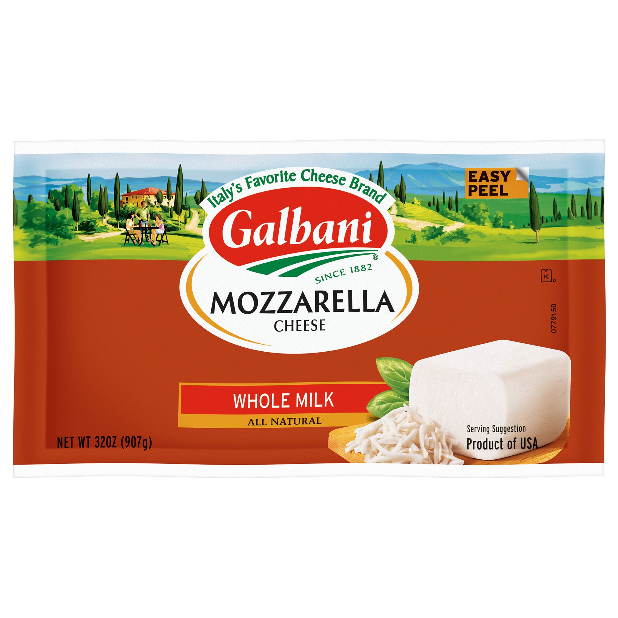 GALBANI WHOLE MILK MOZZARELLA 2 LB