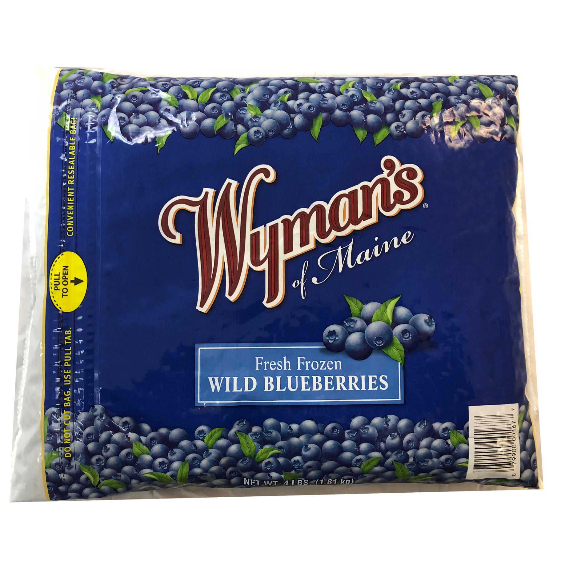 WYMAN'S WILD BLUEBERRIES 4 POUND BAG - Image 1