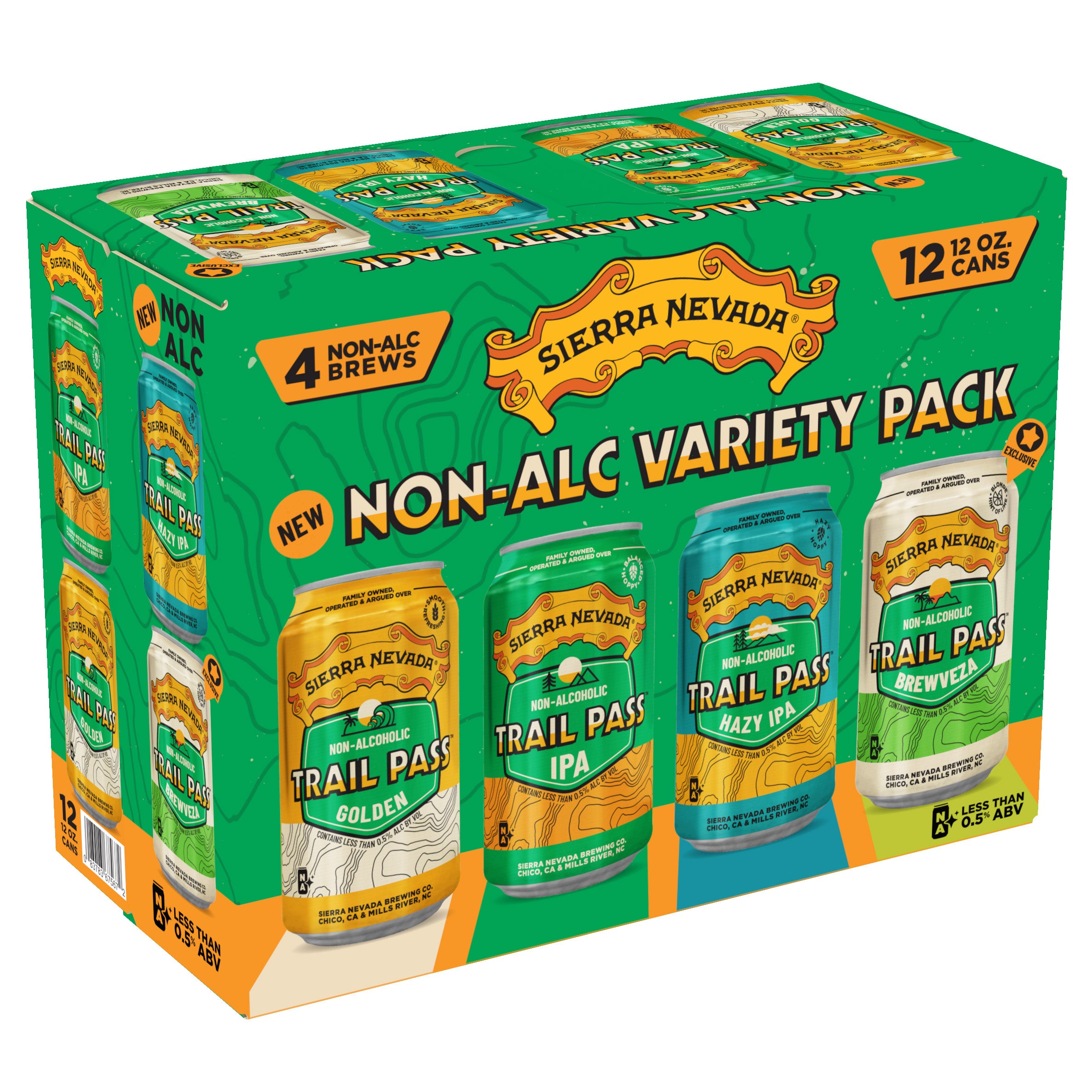 SIERRA NEVADA TRAIL PASS VRTY NA BEER 12/12OZ CAN