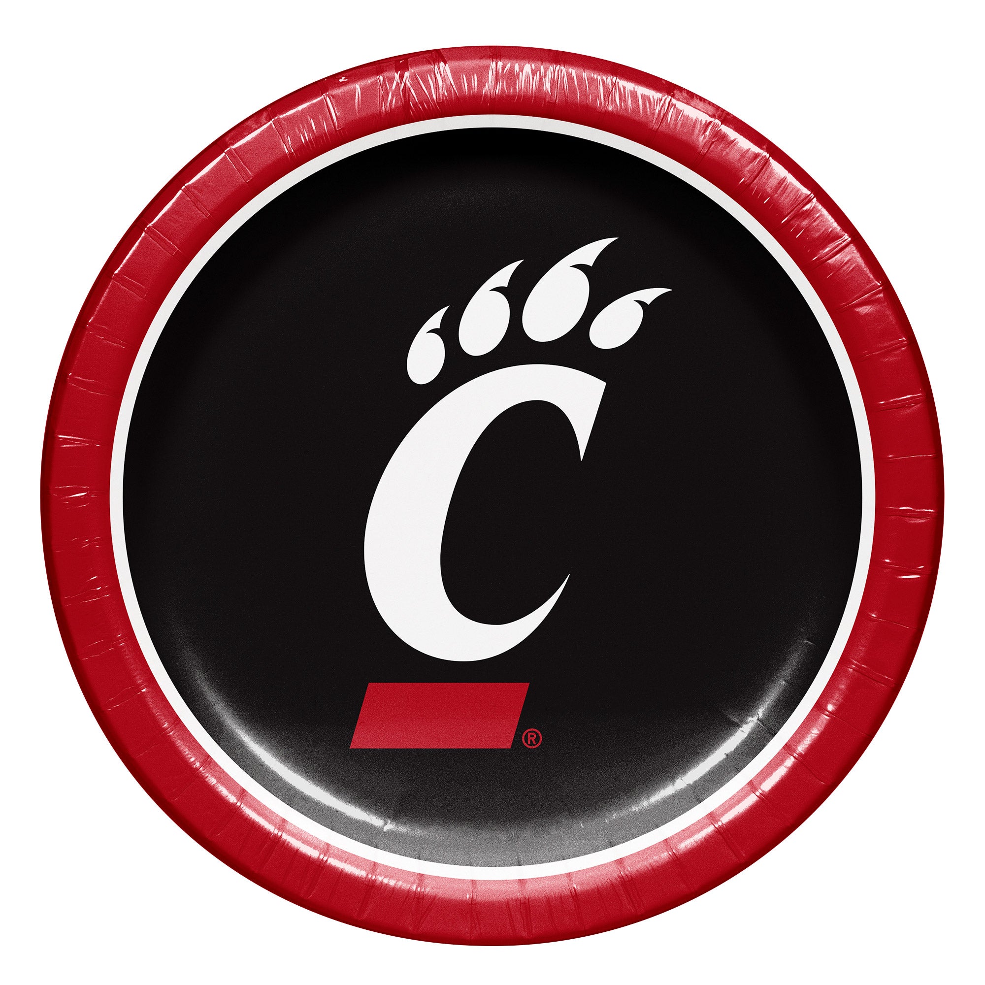 HOFFMASTER 10¨ PLATE UNIV OF CINCINNATI 100 COUNT PACKAGE