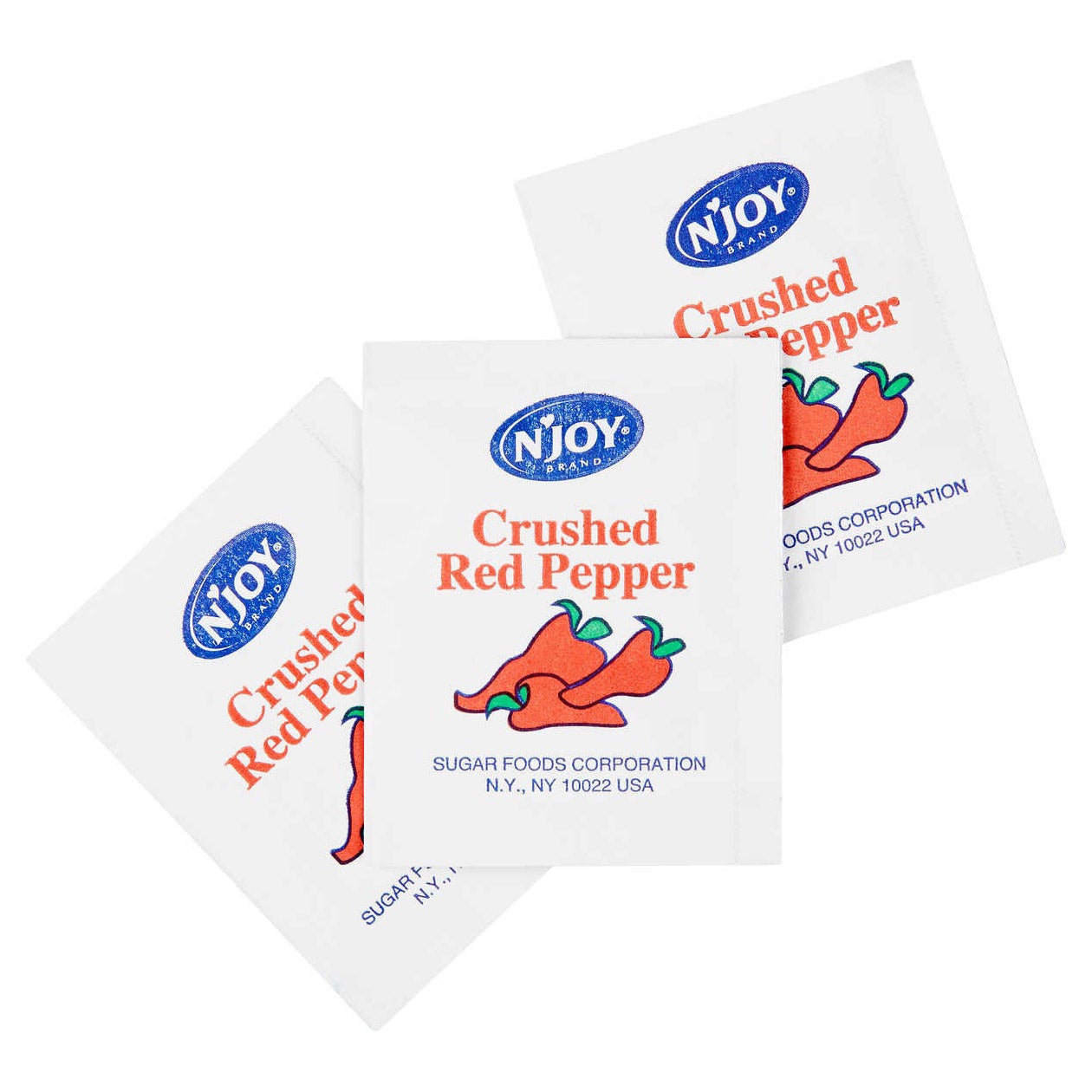 N'JOY CRUSHED RED PEPPER PKT 500 CT