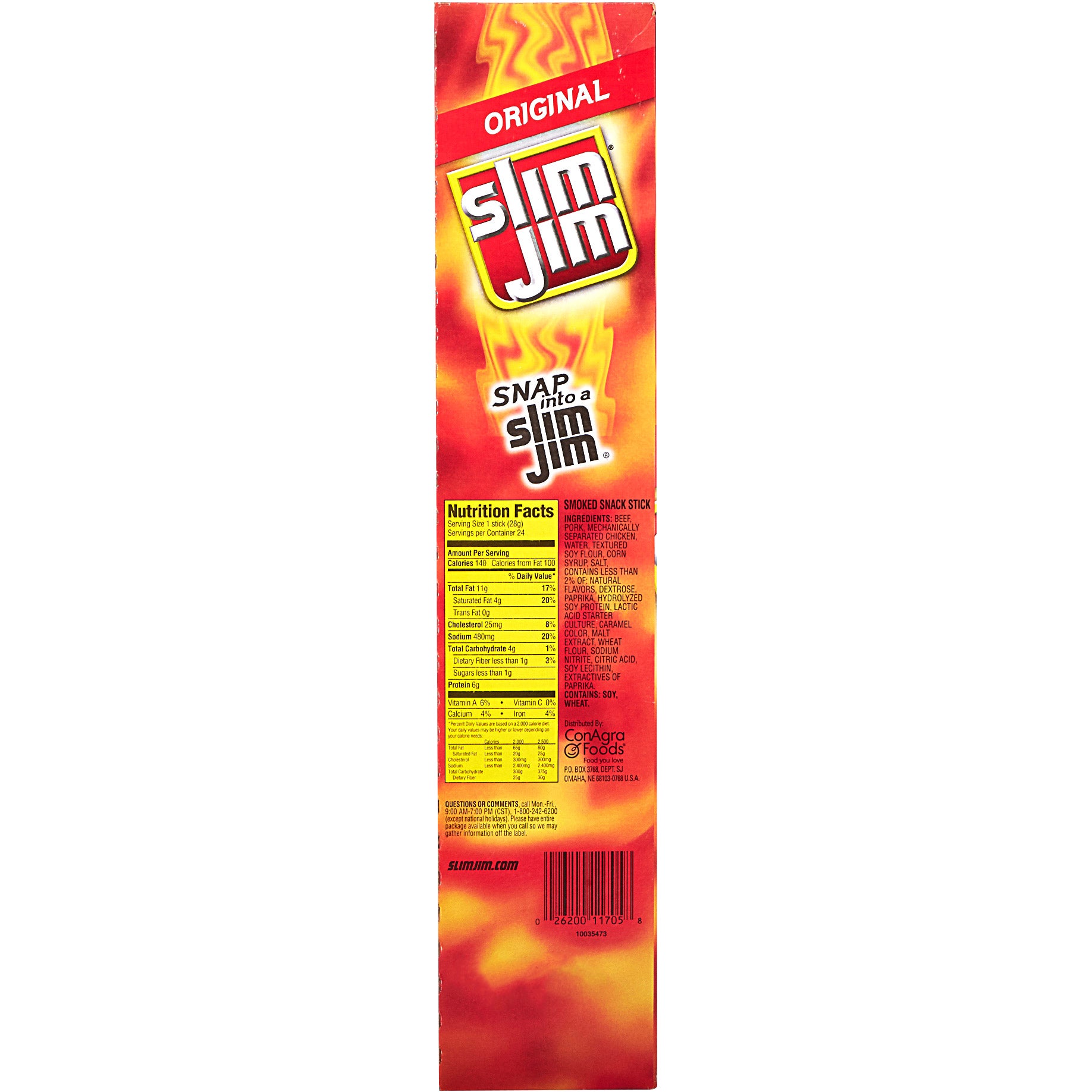 SLIM JIM ORIGINAL 24 CT/0.97 OZ