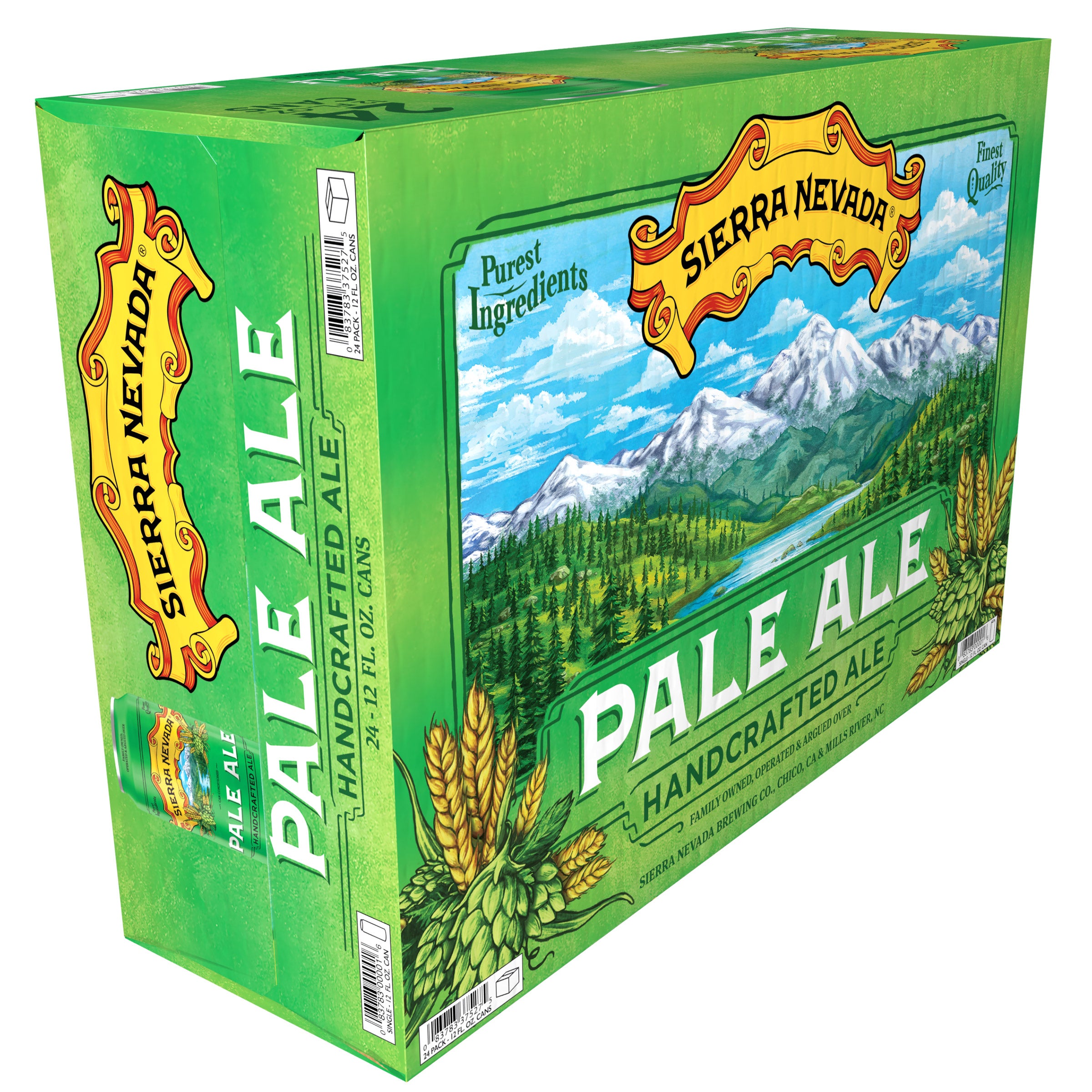SIERRA NEVADA BREWING PALE ALE CHICO, CA 24/12OZ CAN