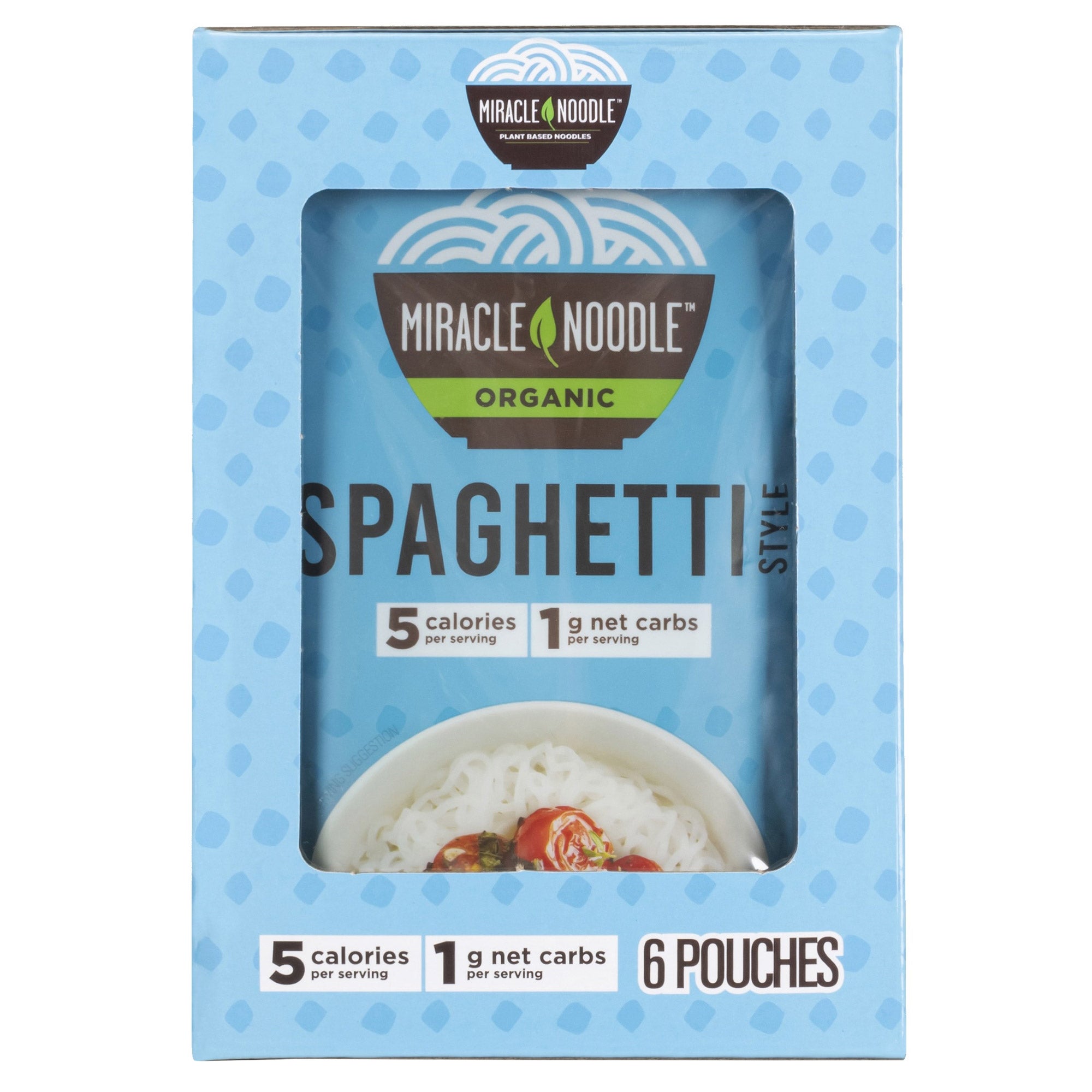 MIRACLE NOODLE ORGANIC SPAGHETTI 6/7 OUNCES POUCHES