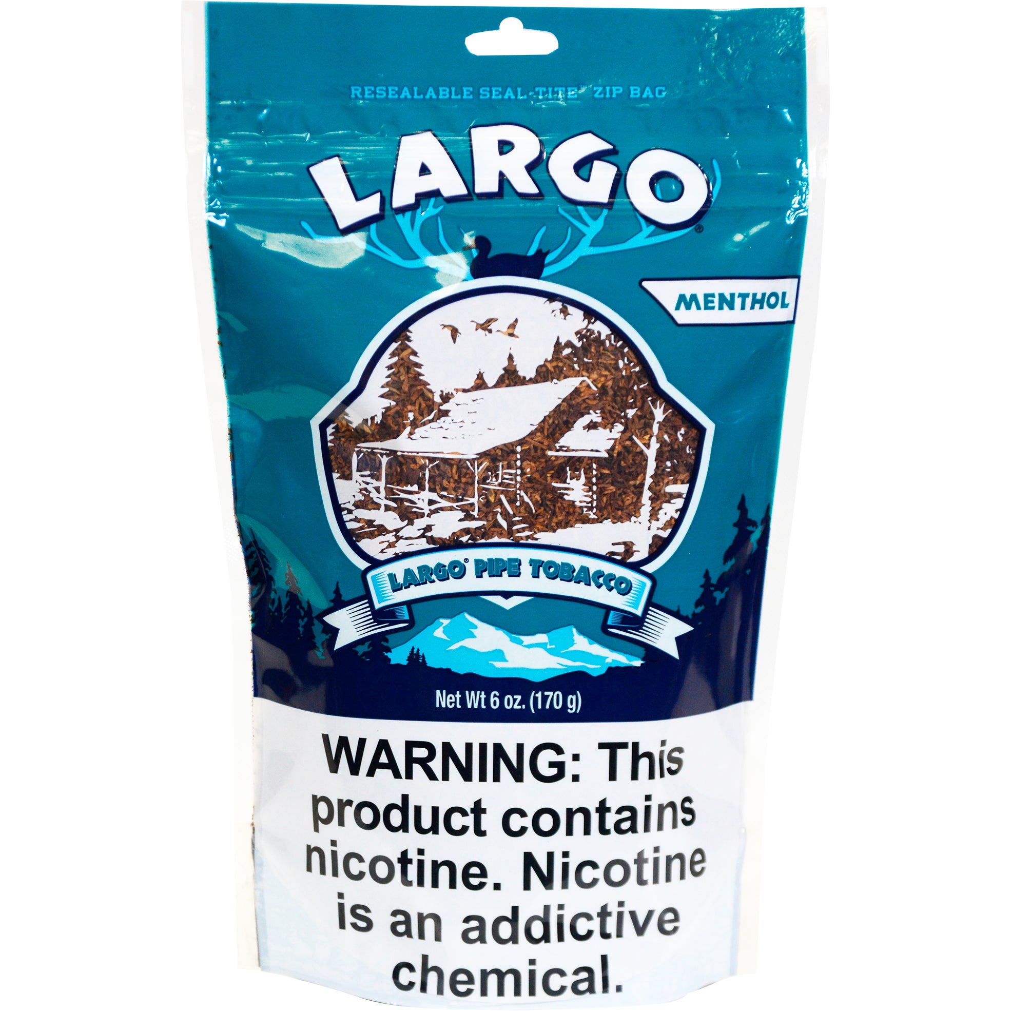 LARGO MENTHOL PIPE TOBACCO 6 OZ BAG