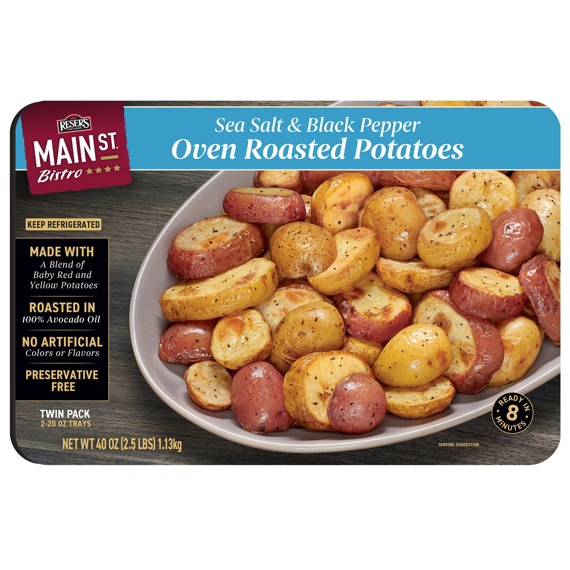 MAIN STREET BISTRO OVEN ROASTED POTATOES 2 PACK 20 OUNCES EACH - Image 1