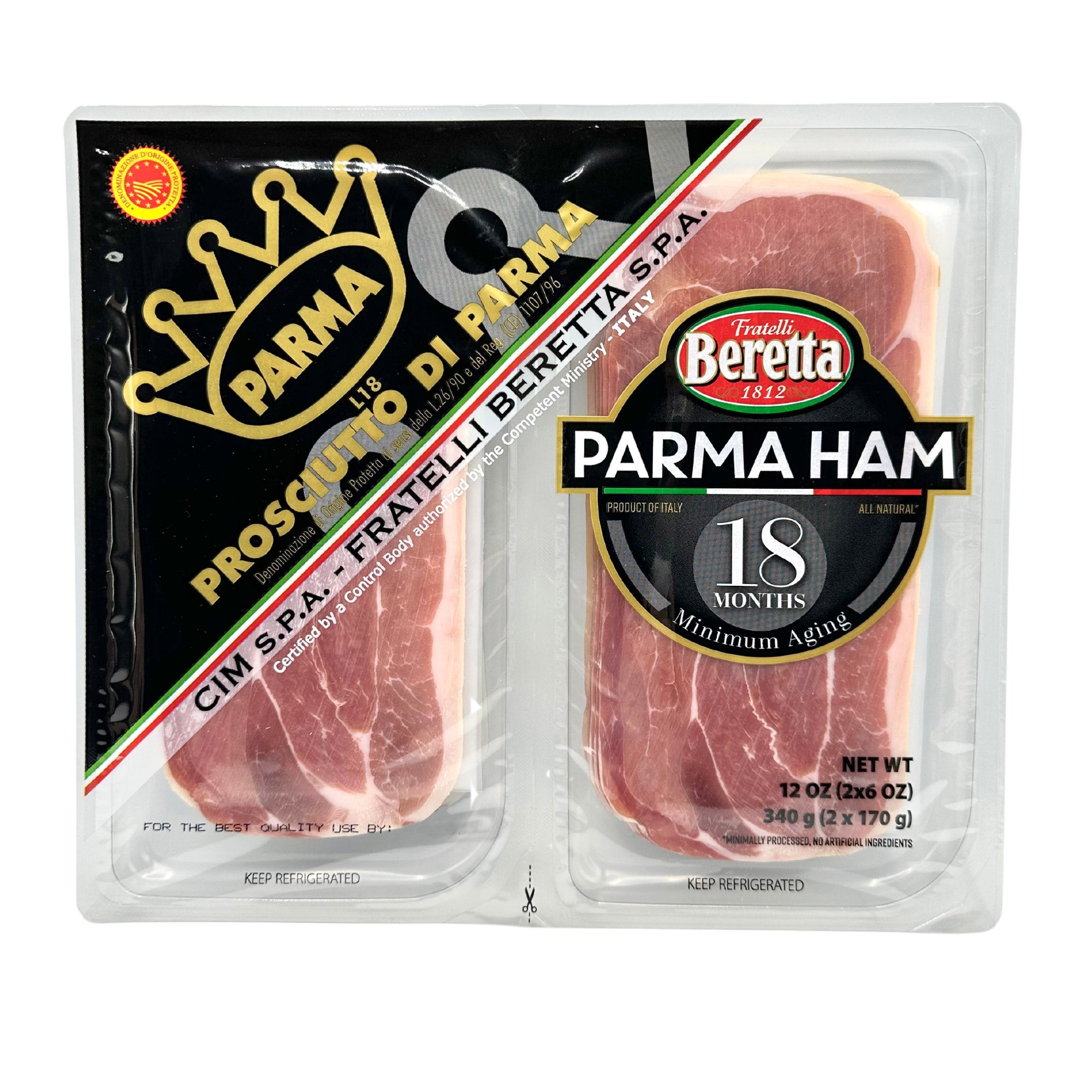 FRATELLI BERETTA PROSCIUTTO DI PARMA 2/6 OUNCE PACKAGES