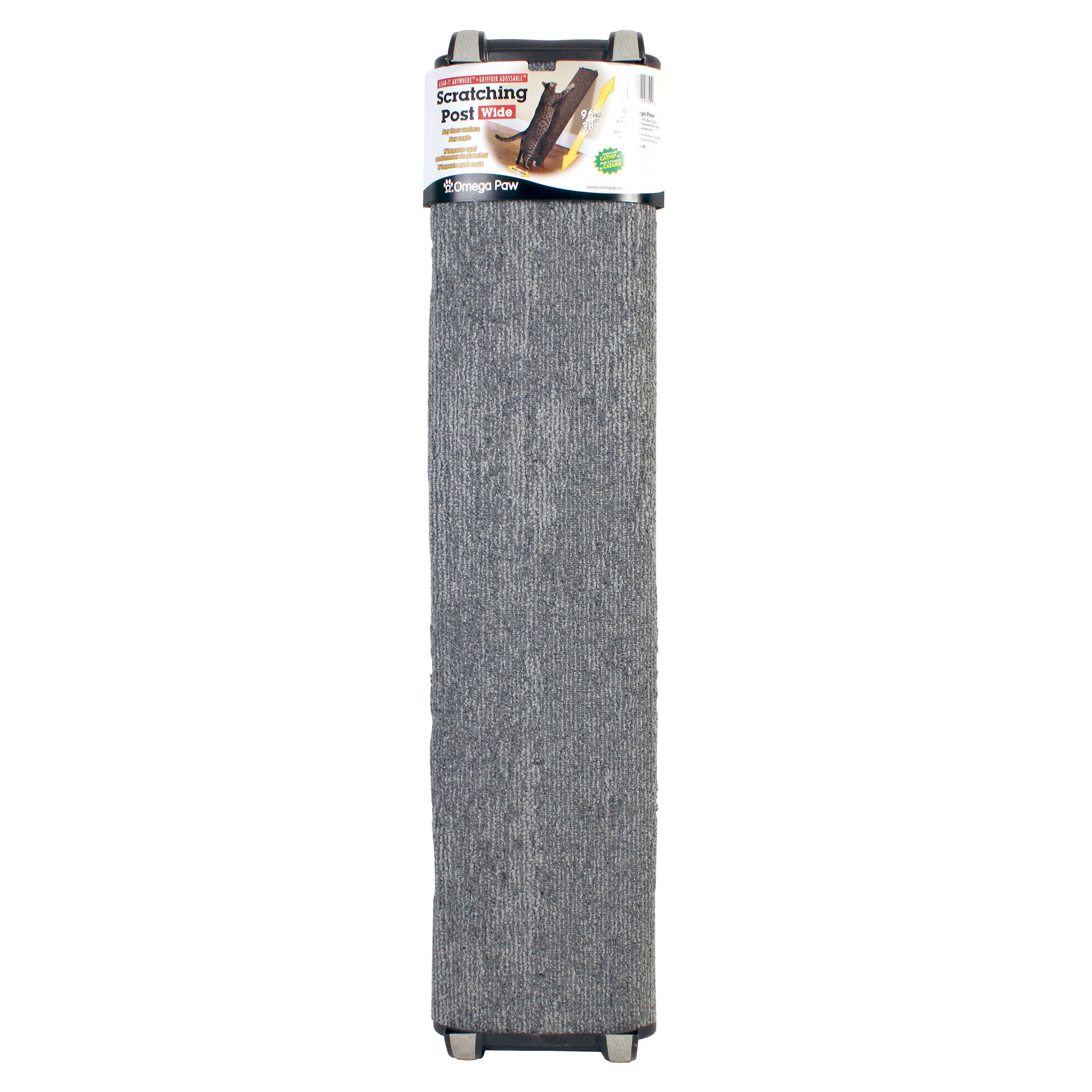 WIDE LEAN CAT SCRATCH POST 38"
