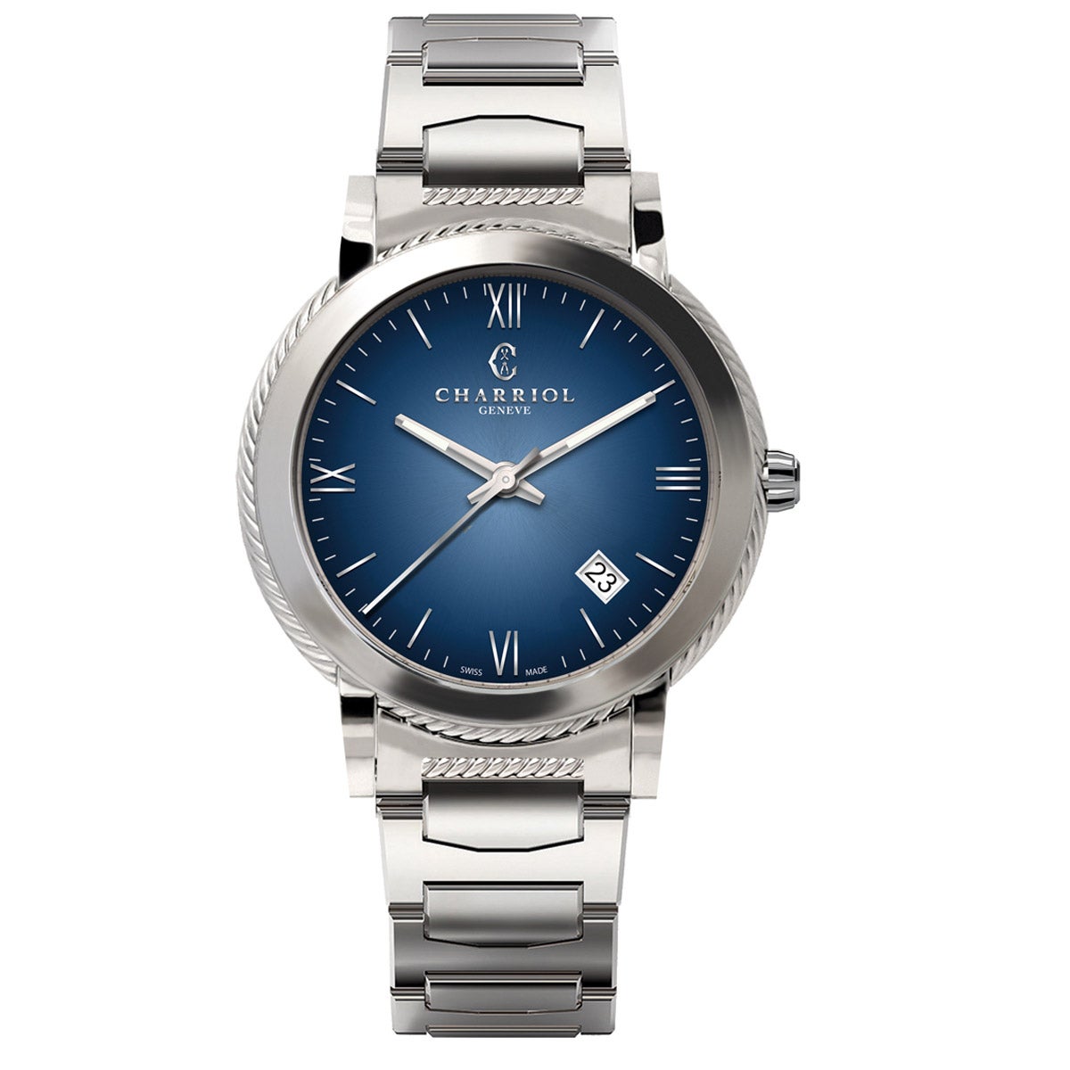 CHARRIOL PARISII STAINLESS STEEL MEN'S WATCH