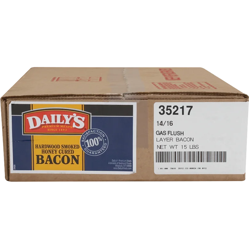 DAILY'S HONEY CURED 14/16 LAYER BACON 15 LBS