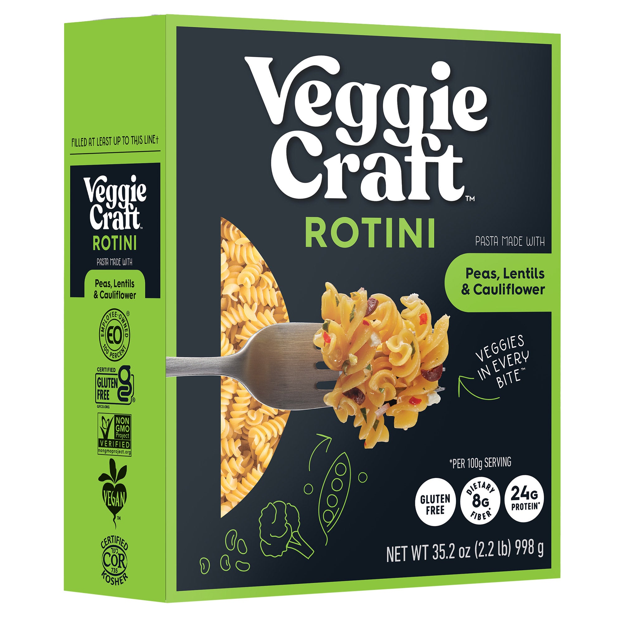 VEGGIECRAFT ROTINI PASTA 2.2 LBS