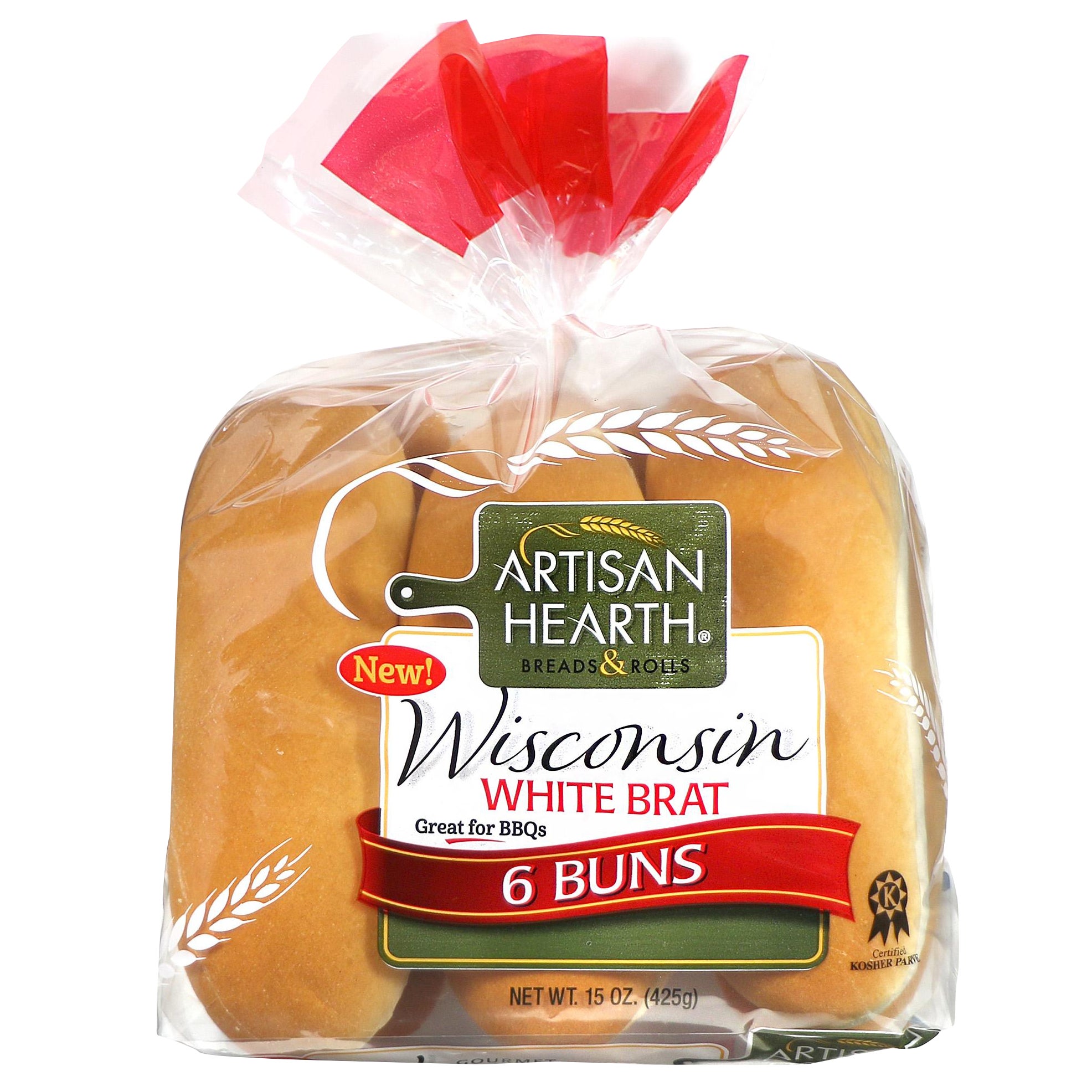 ARTISAN HEARTH BRAT BUNS 12 COUNT PACKAGE - Image 1