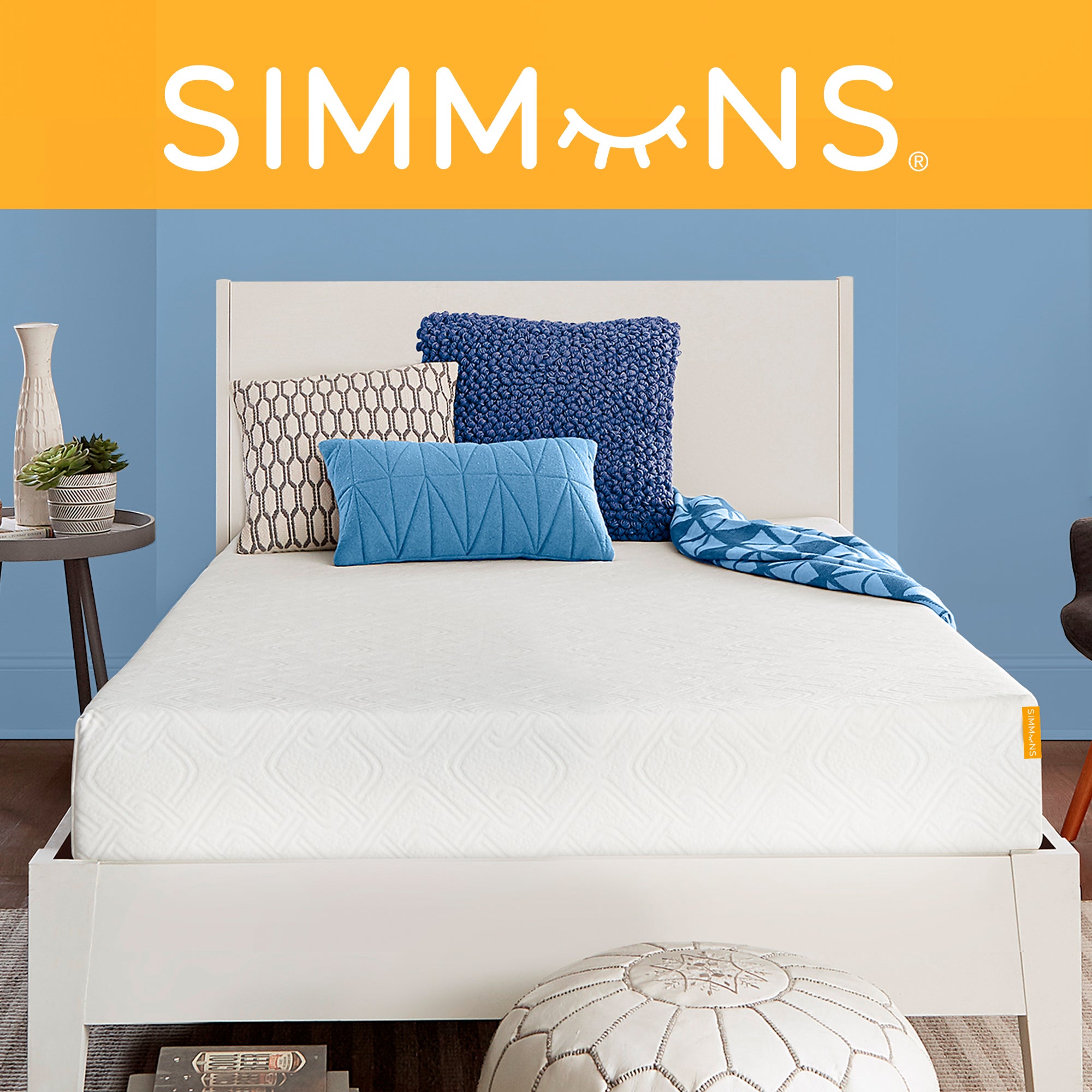 SIMMONS 8¨ TWIN MATTRESS - Image 1