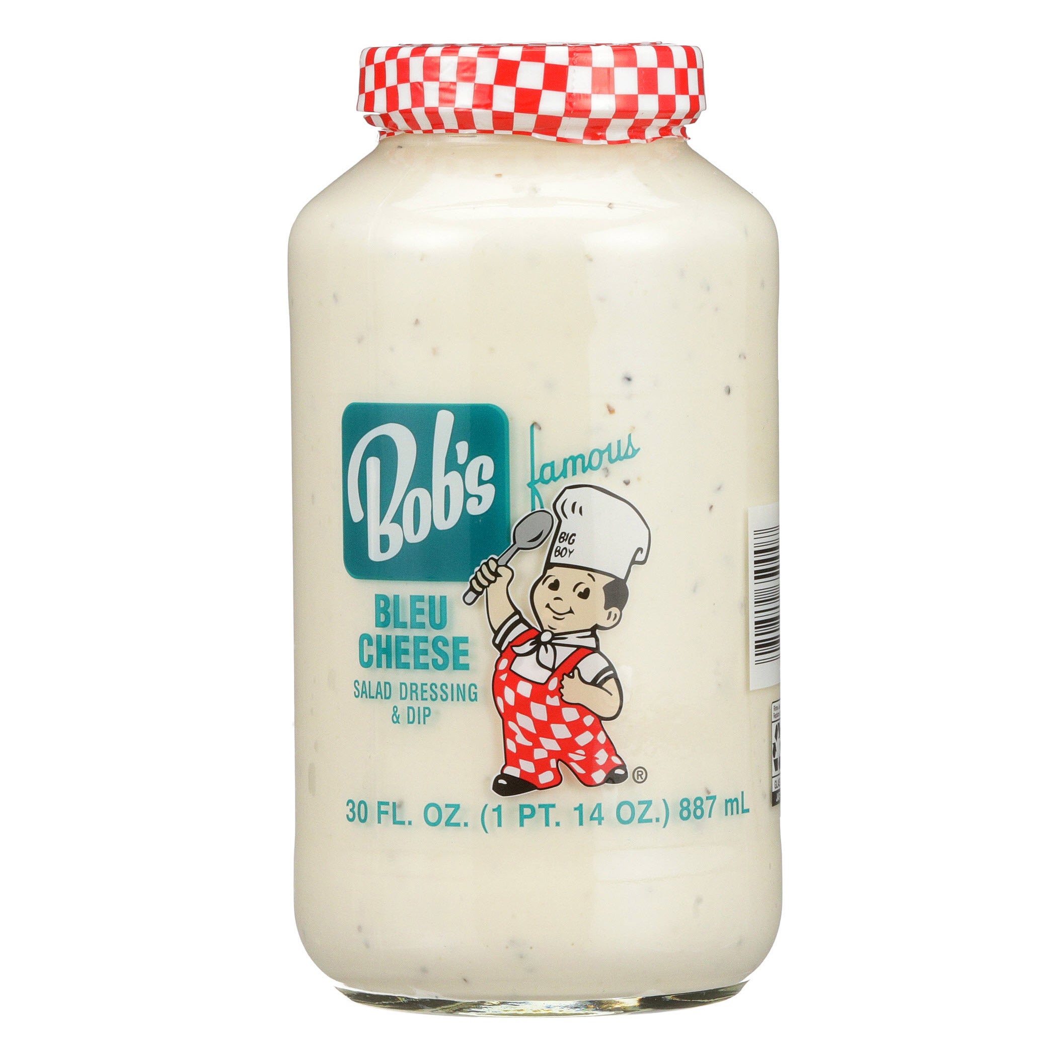 BOB'S BIG BOY BLEU CHEESE DRESSING NO MSG 30 OZ