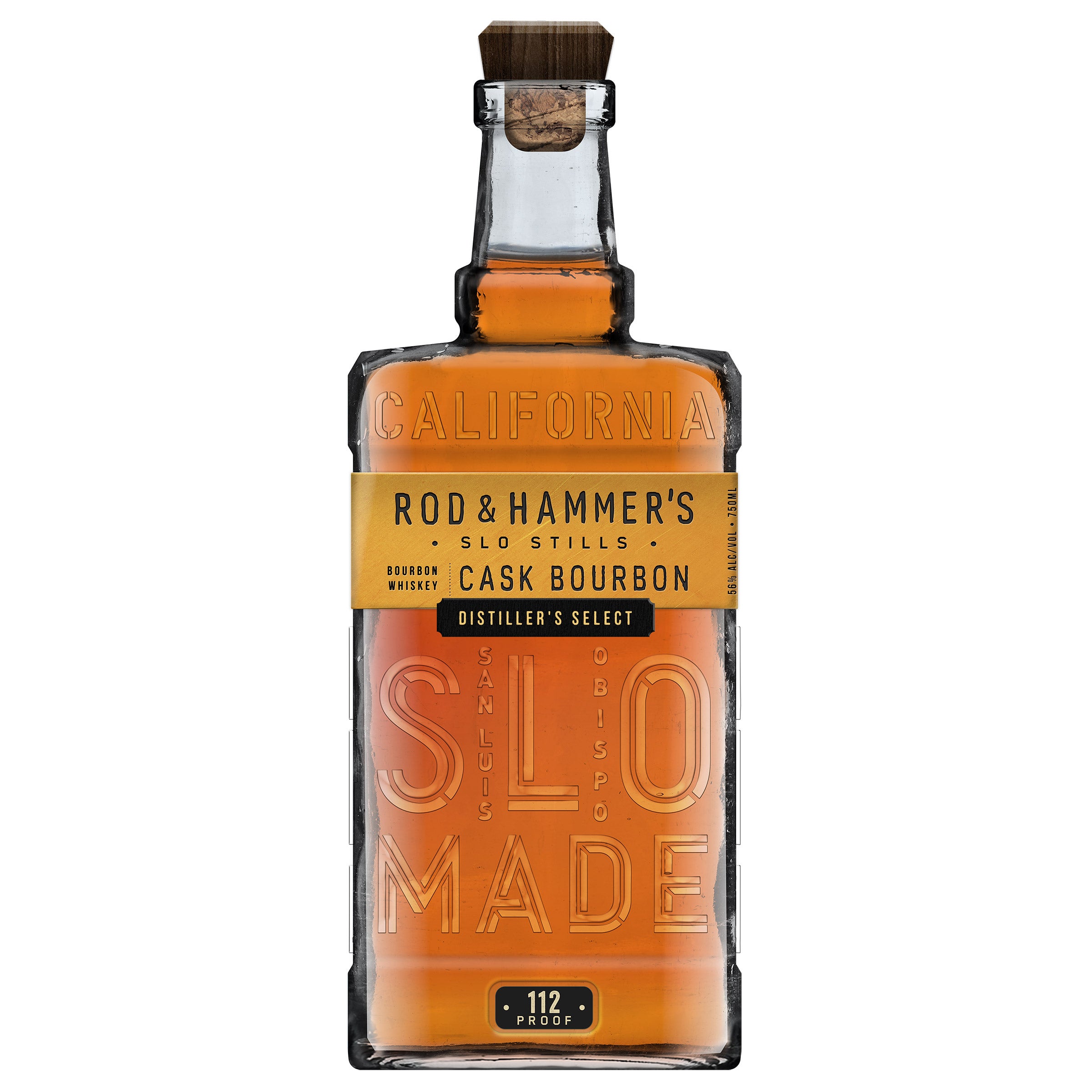 ROD & HAMMER'S CASK BOURBON WHISKEY CALIFORNIA 750ML