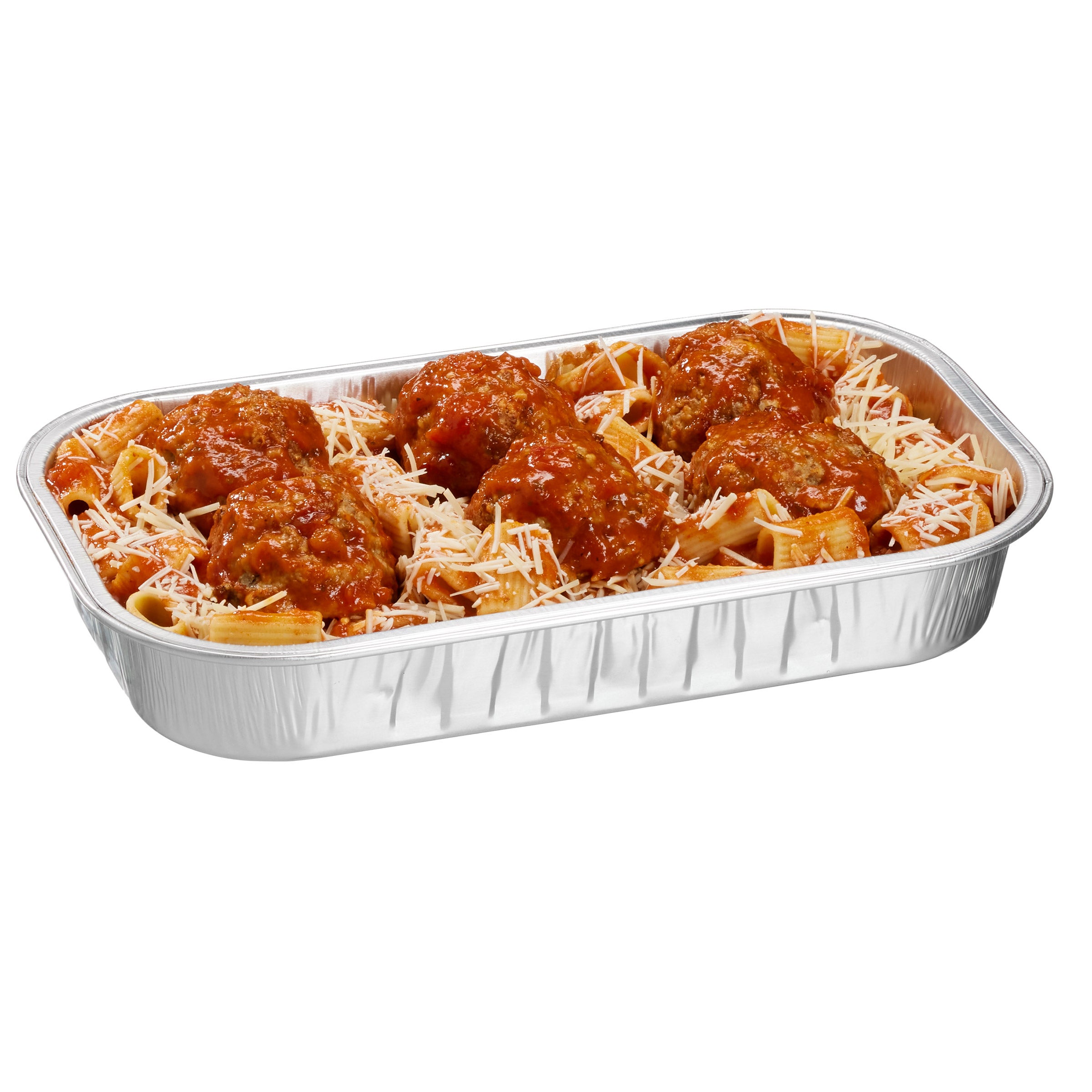 BEEF & PORK MEATBALLS W/PASTA & SAUCE PER LB