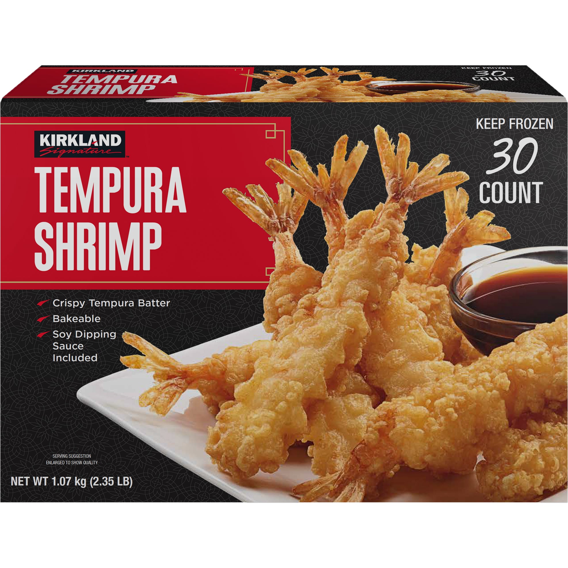 KIRKLAND SIGNATURE SHRIMP TEMPURA 30 COUNT (2.5LBS)