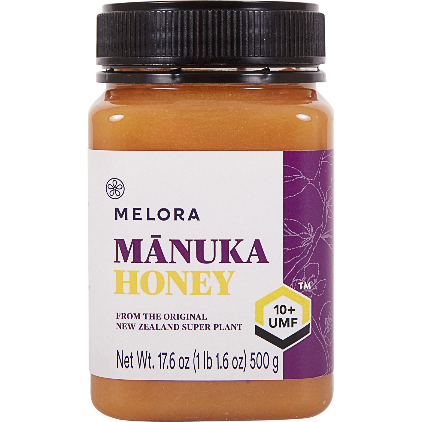 MELORA NEW ZEALAND MANUKA HONEY 10+ UMF 17.6 OZ