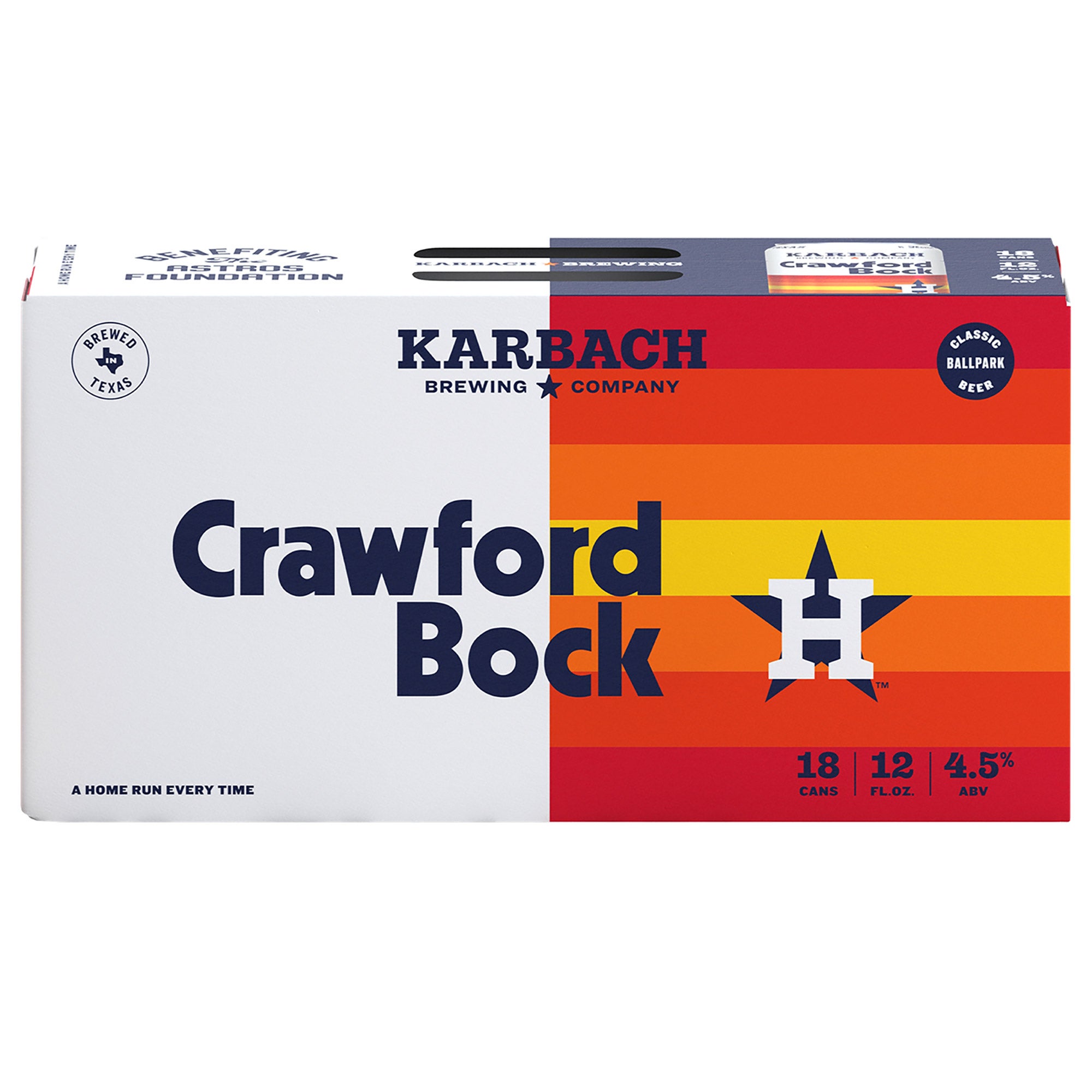 KARBACH CRAWFORD BOCK 18/12 OZ CANS