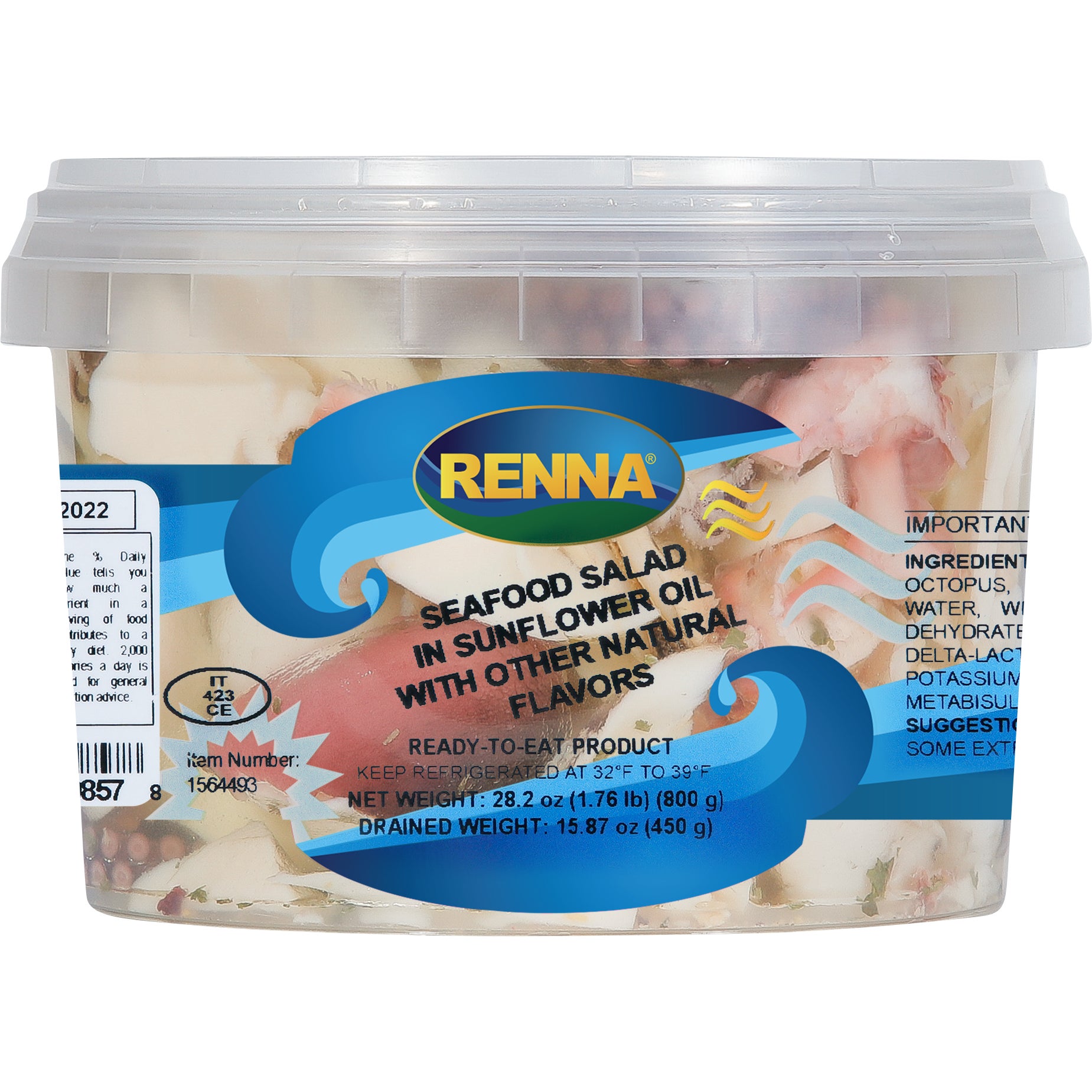 RENNA SEAFOOD SALAD 28.16 OUNCE CONTAINER