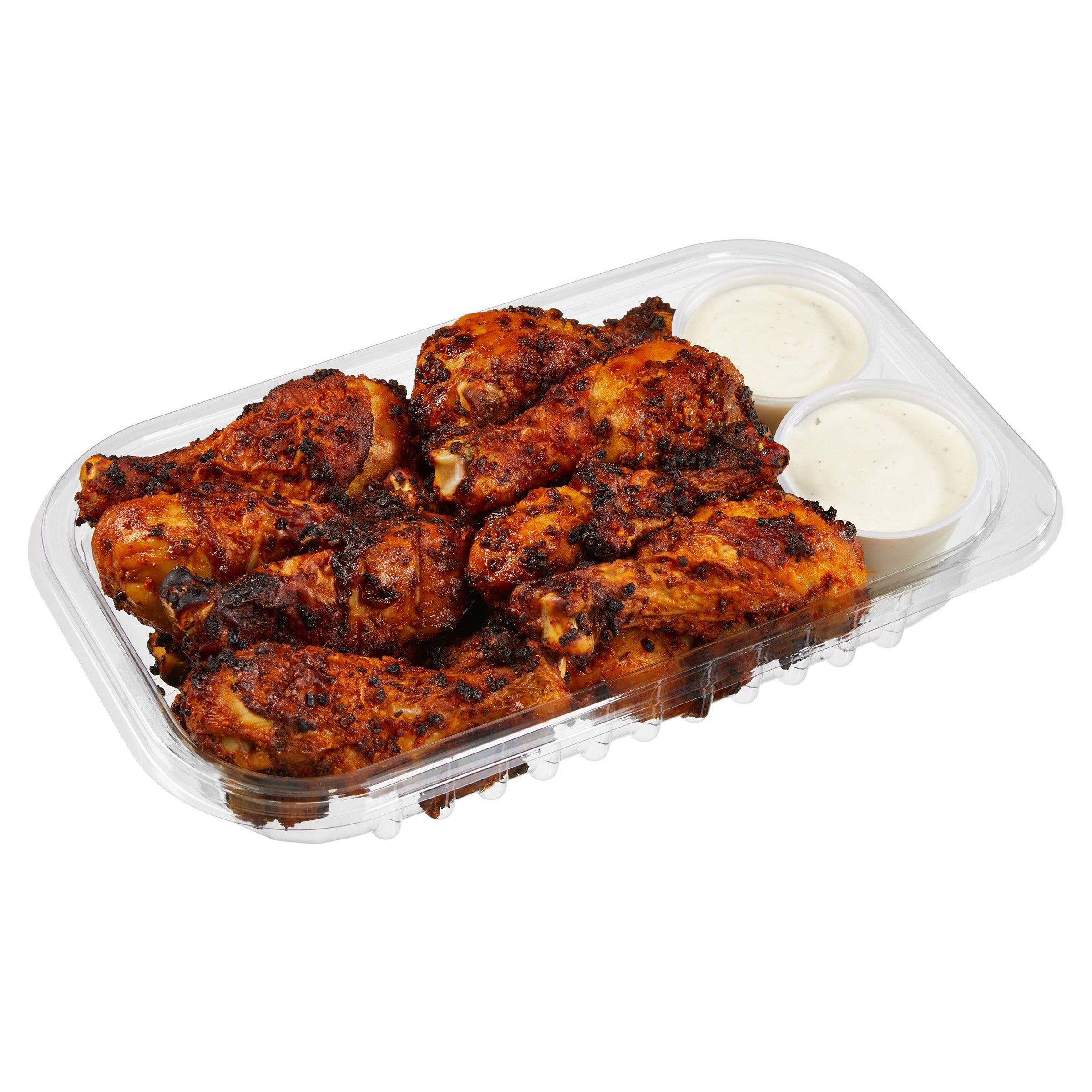 GARLIC PEPPER SEASONED DRUMSTICKS WITH RANCH PER LB