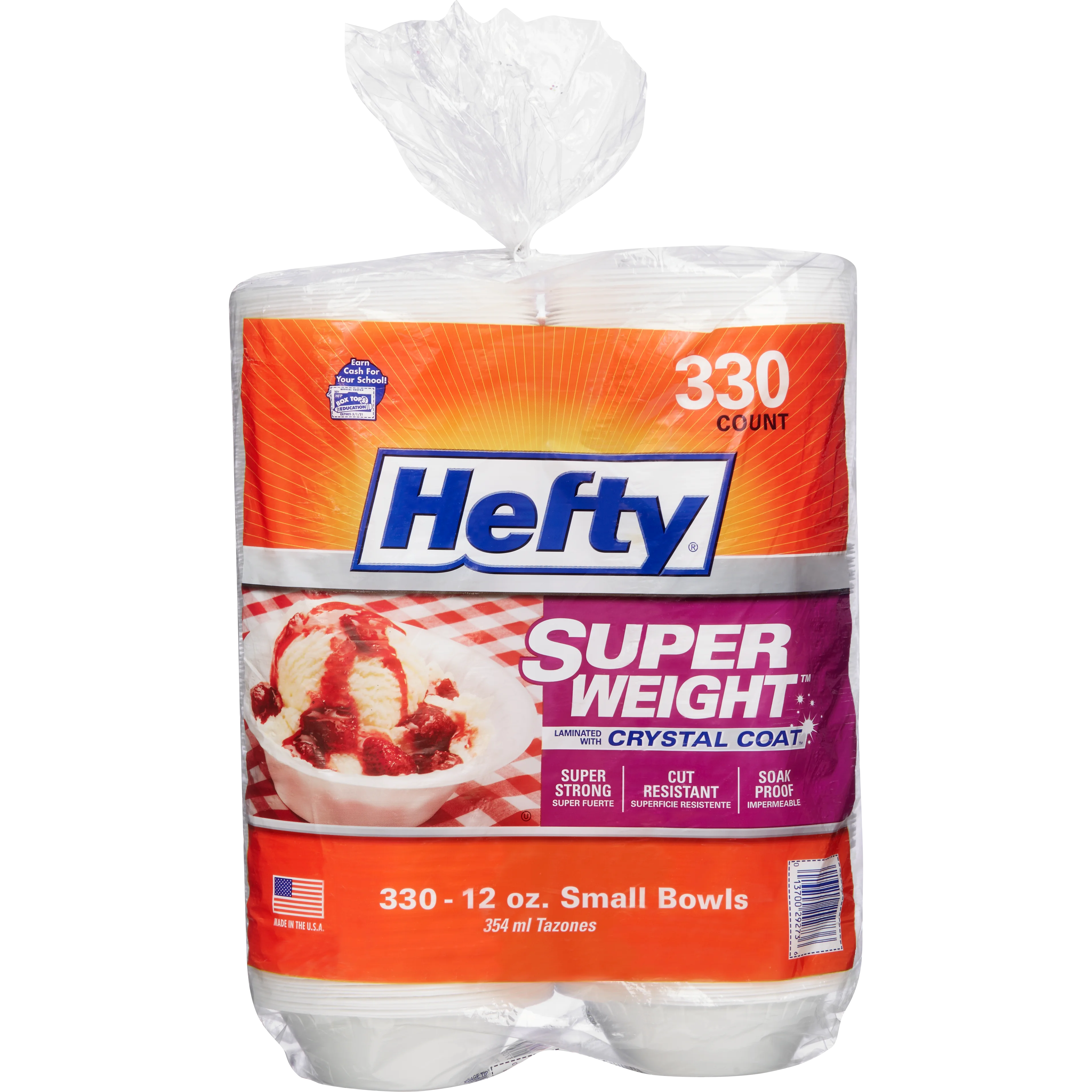 HEFTY 12 OZ FOAM BOWL 330 CT - Image 1