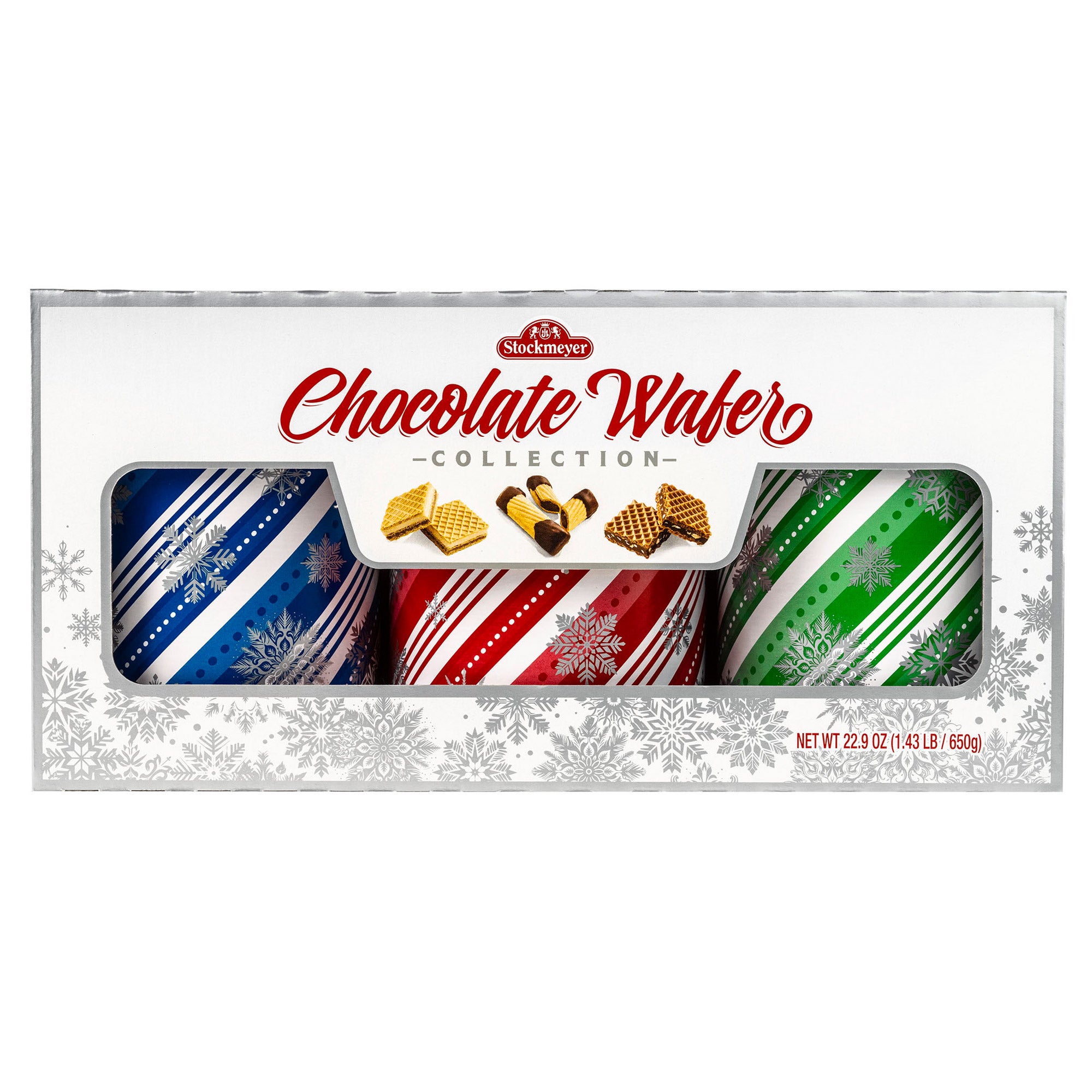 STOCKMEYER CHOCOLATE WAFERS 3/7.6 OUNCE TINS - Image 1