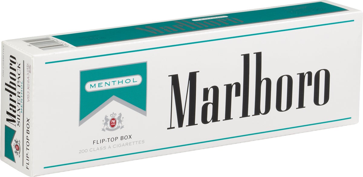 MARLBORO MENTHOL SILVER KING BOX