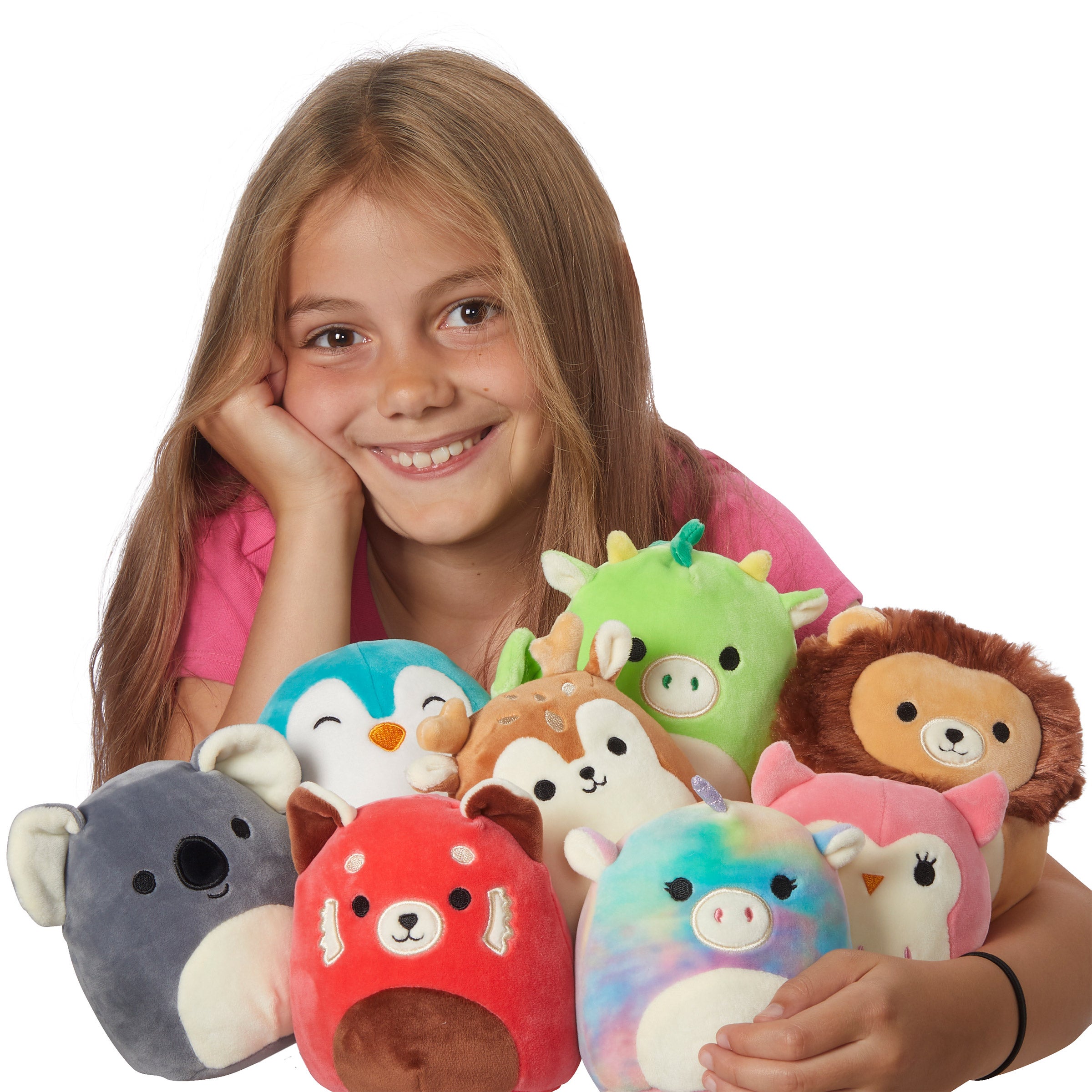 SQUISHMALLOWS 5¨ MINI PLUSH SET 8-PACK ASSORTMENT