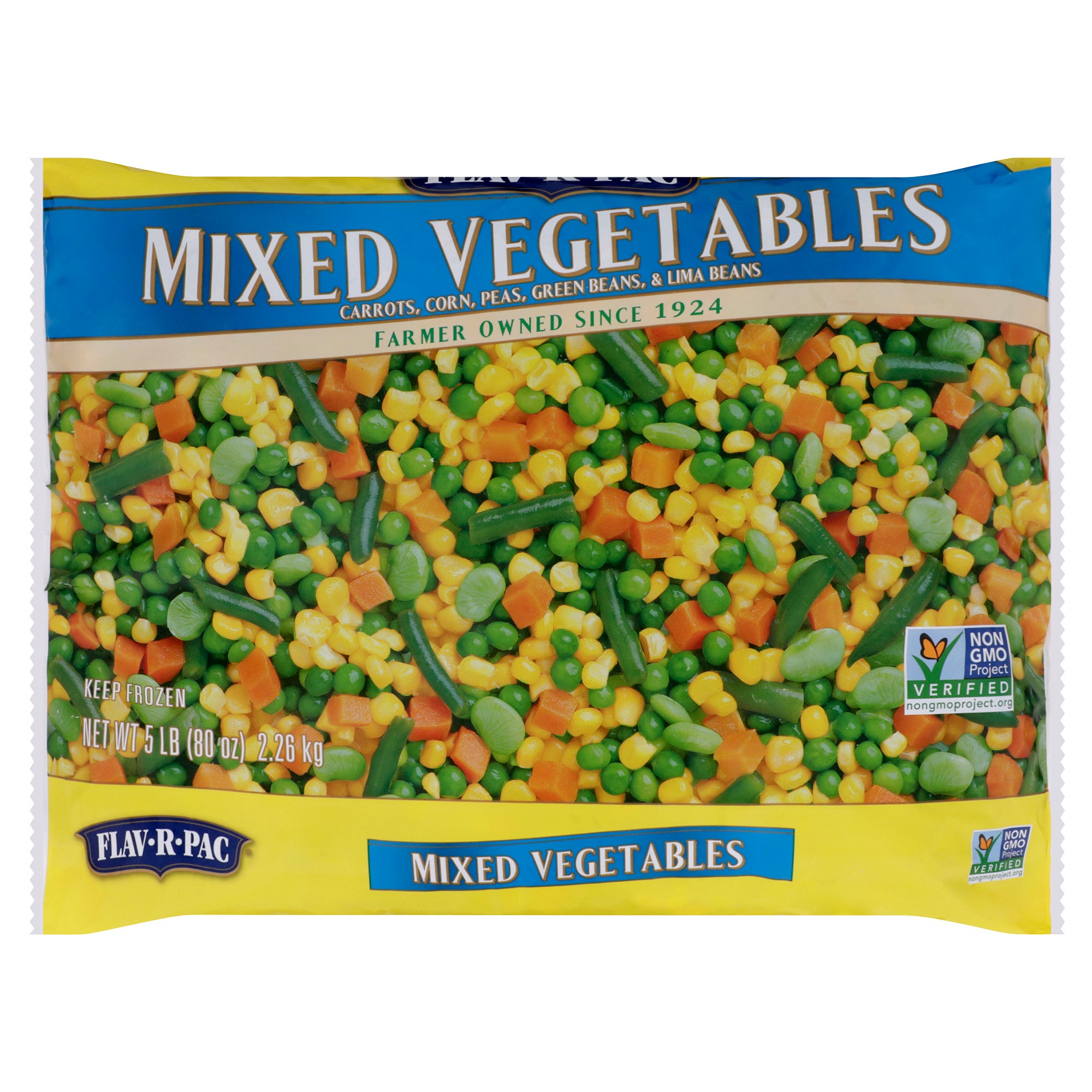 FLAV-R-PAC MIXED VEGETABLES 5LB - Image 1