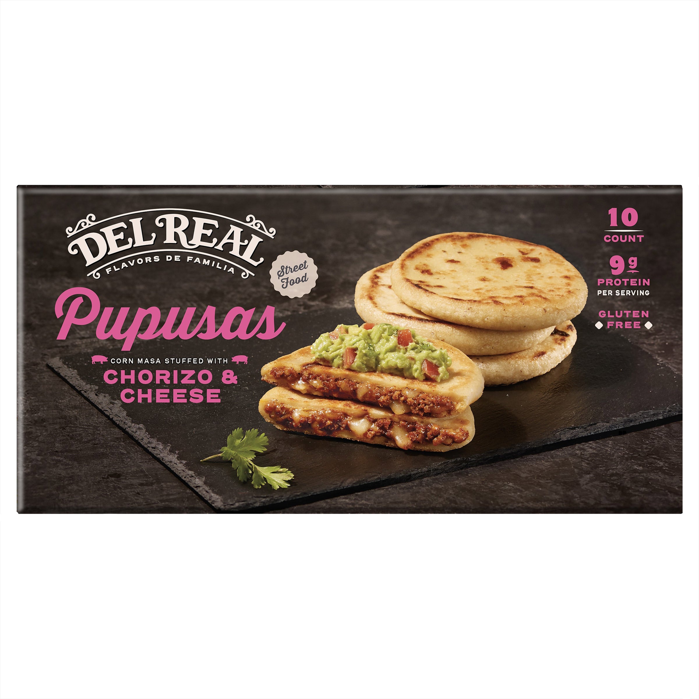 DEL REAL PUPUSAS CHORIZO AND CHEESE 51.04 OZ - Image 1
