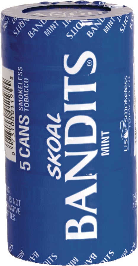 SKOAL BANDITS BANDITS MINT 5/.50 OZ PER CAN