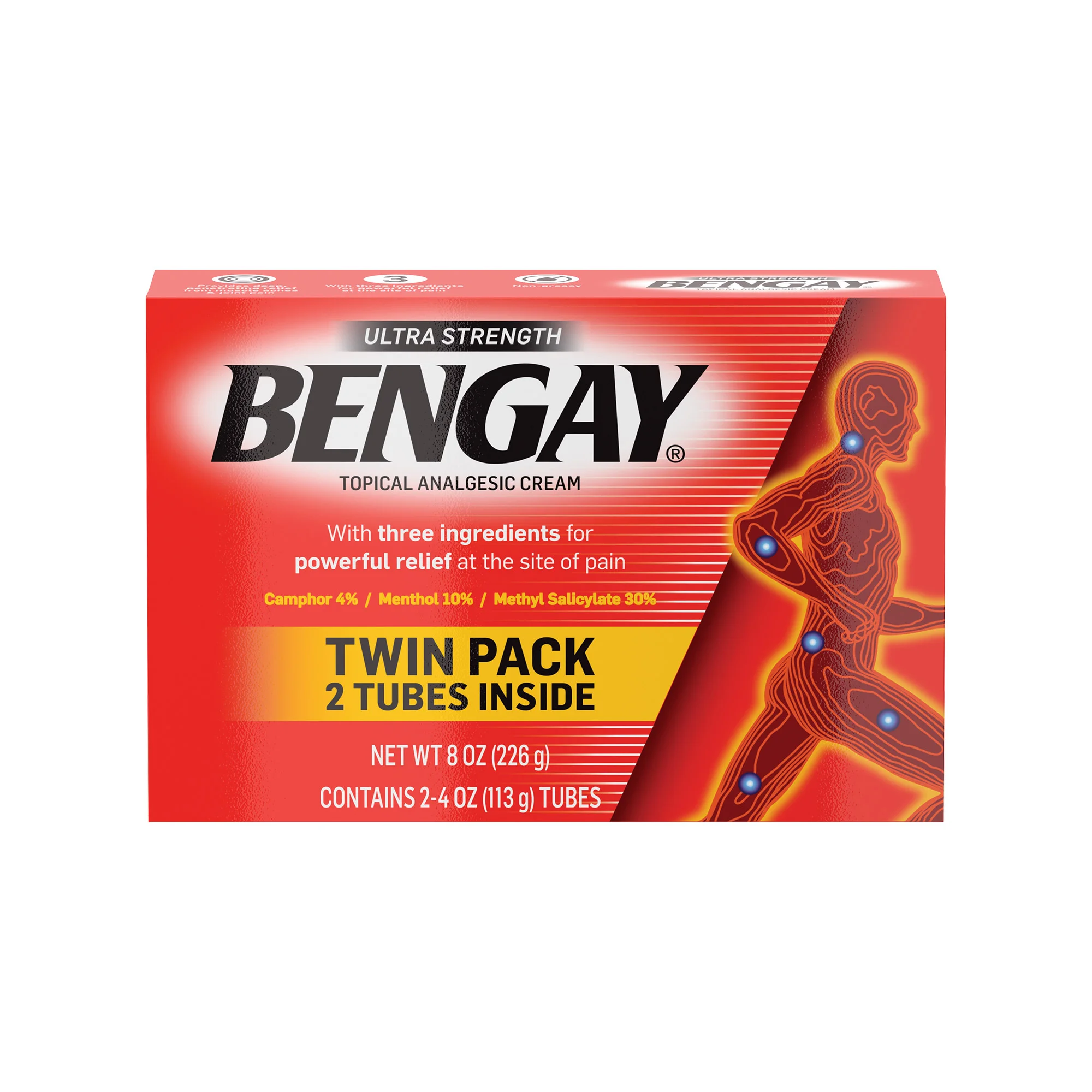 BENGAY ULTRA STRENGTH 2 X 4 OUNCE - Image 1