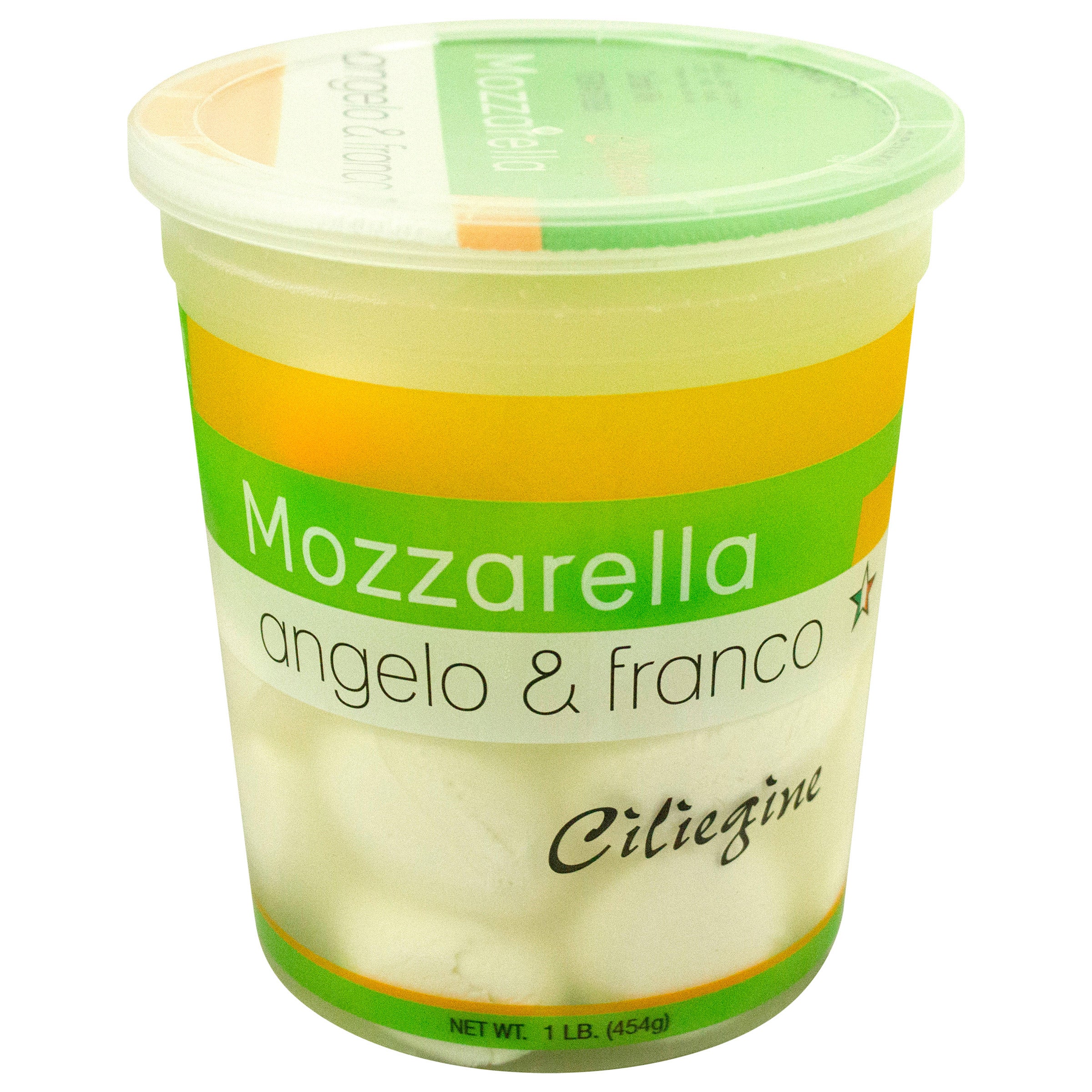 ANGELO & FRANCO MOZZARELLA CILIEGINE 16 OUNCES
