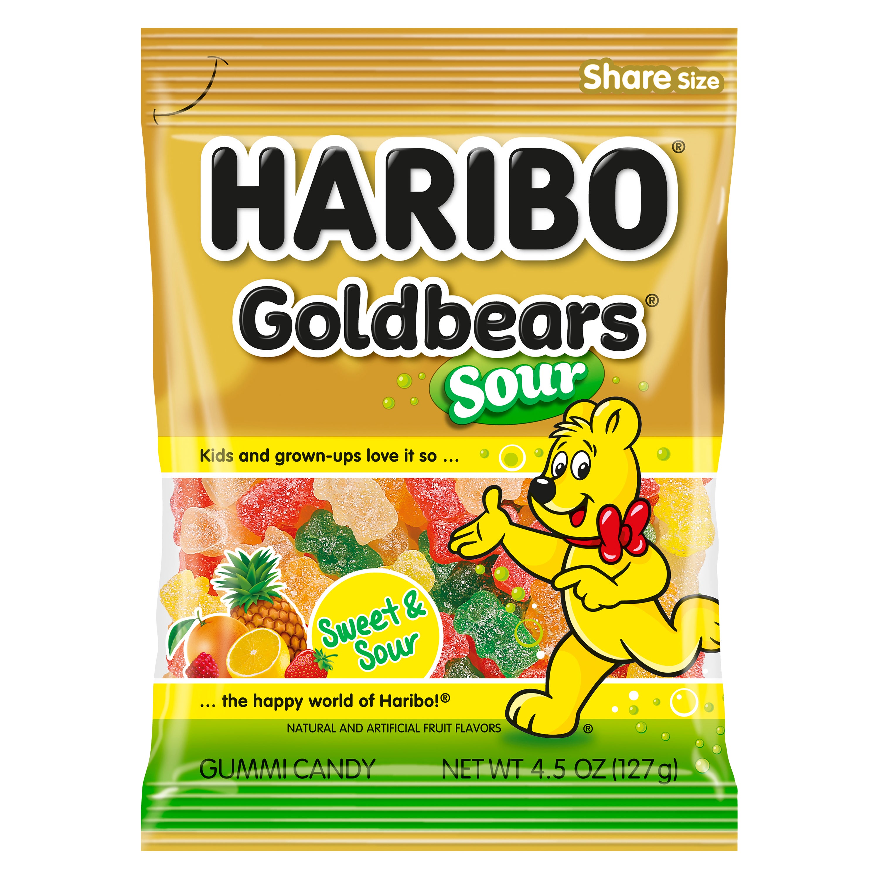 HARIBO GOLDBEARS SOUR 12CT/4.5 OZ - Image 1