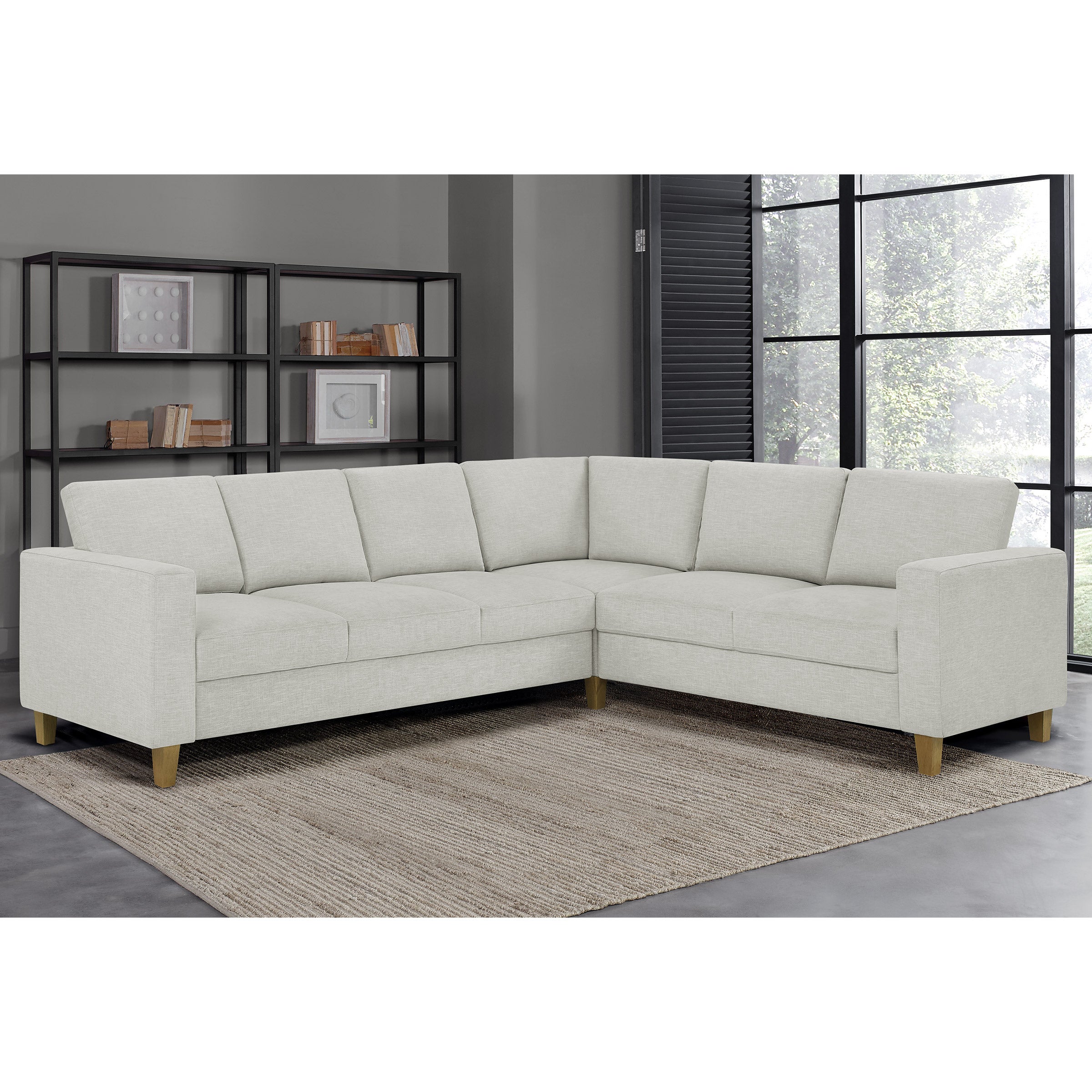 THOMASVILLE DILLARD FABRIC CONVERTIBLE SL SECTIONAL - Image 1
